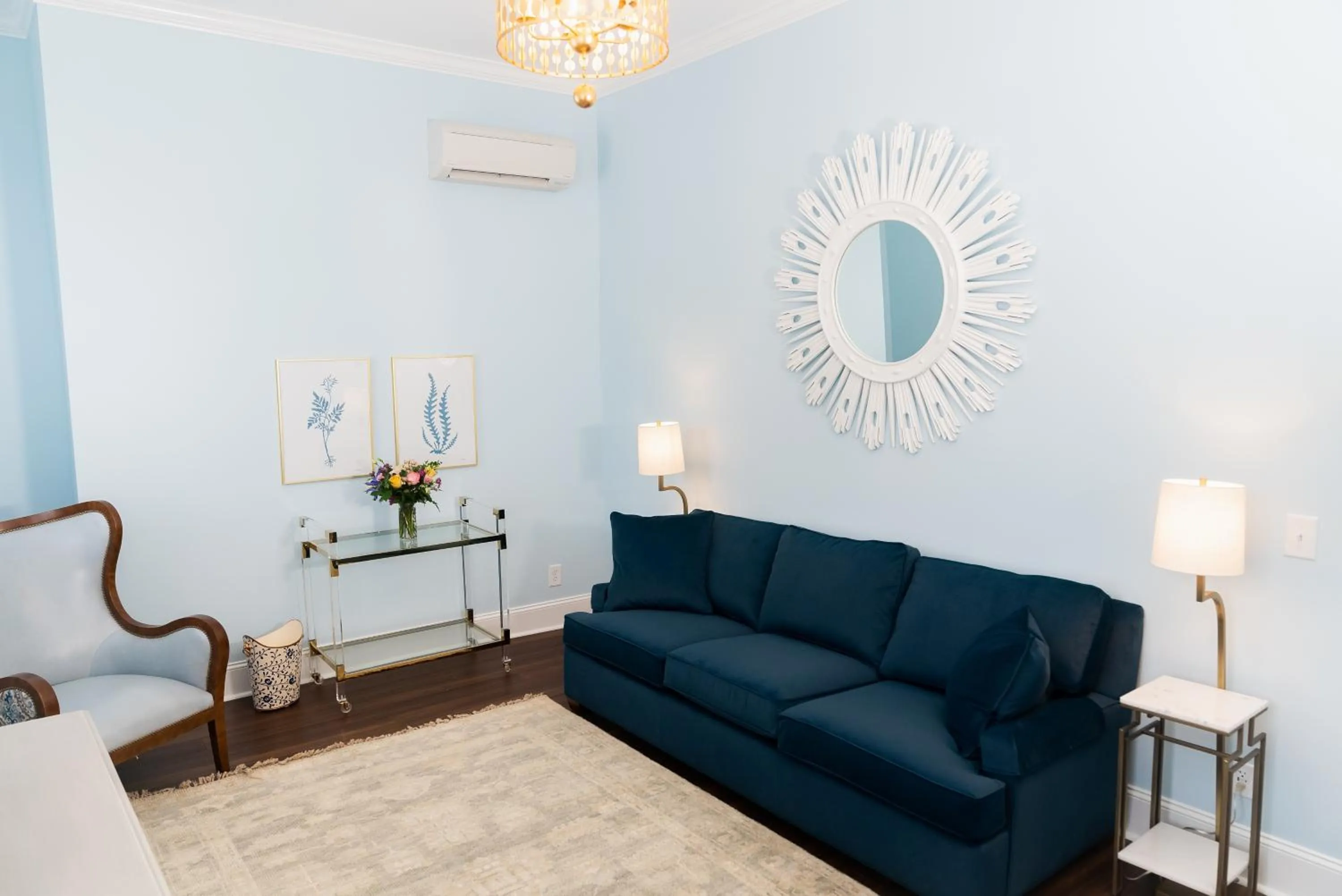 Living room in The Harvey