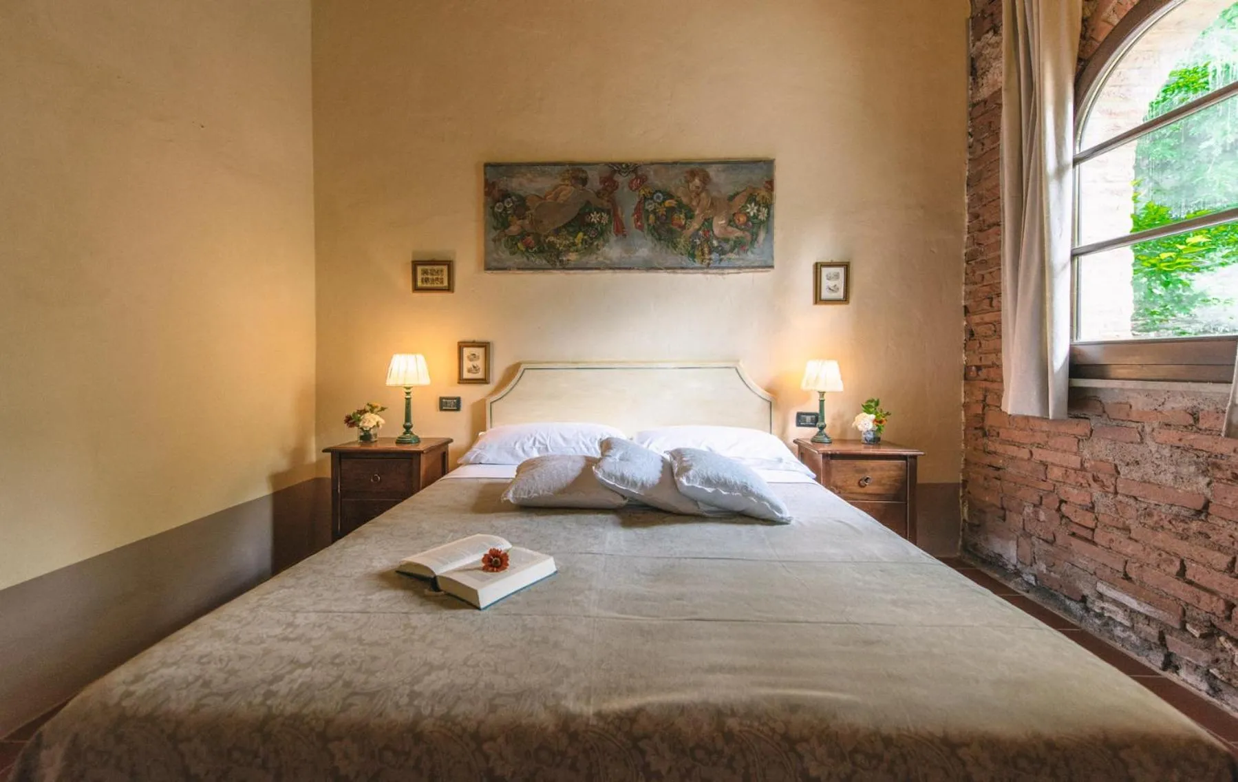 Bed in Tenuta Quarrata