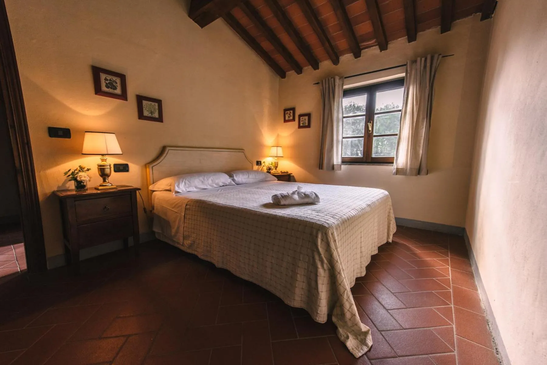 Bed in Tenuta Quarrata