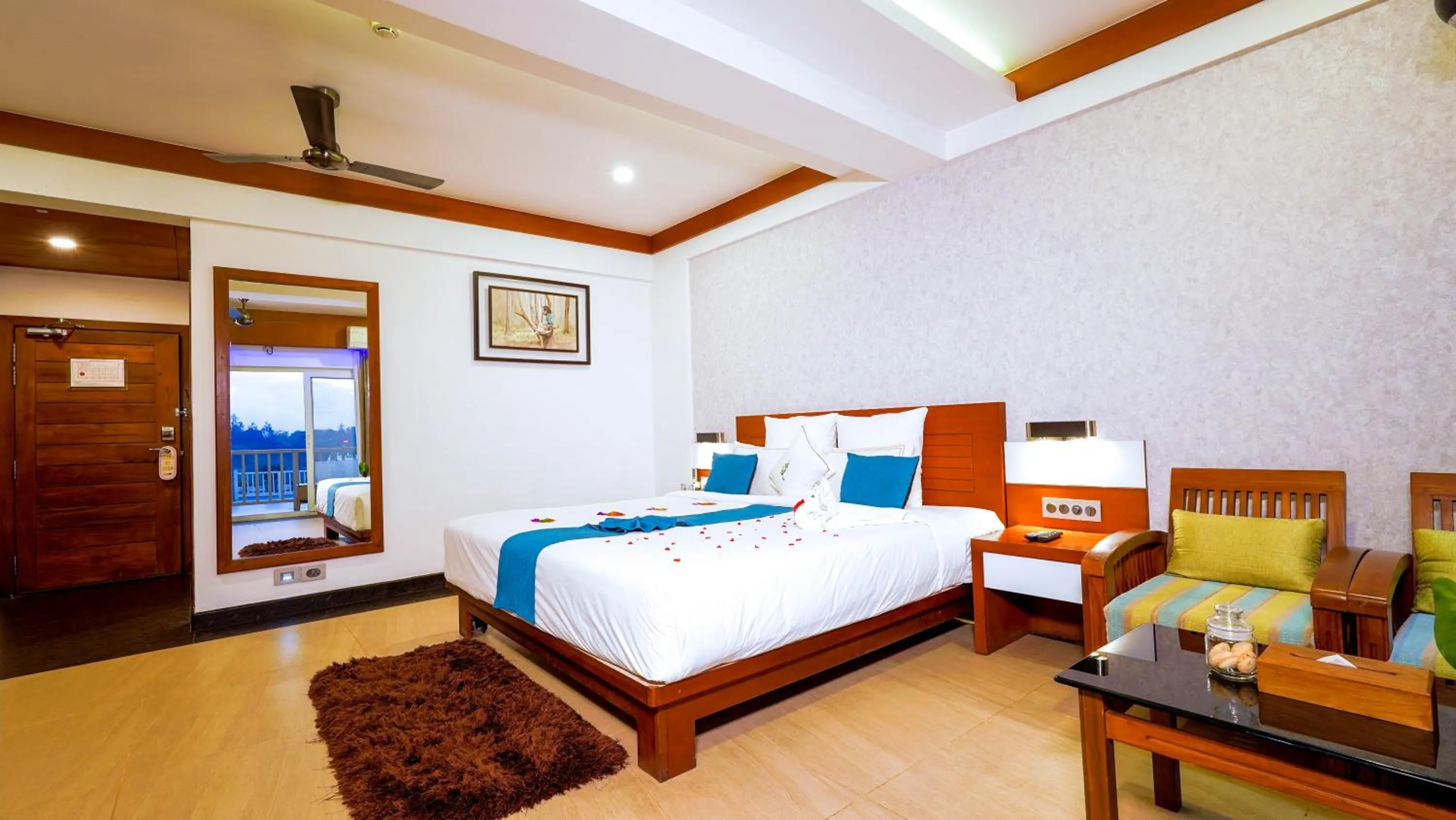 Bed in Chandys Windy Woods Munnar