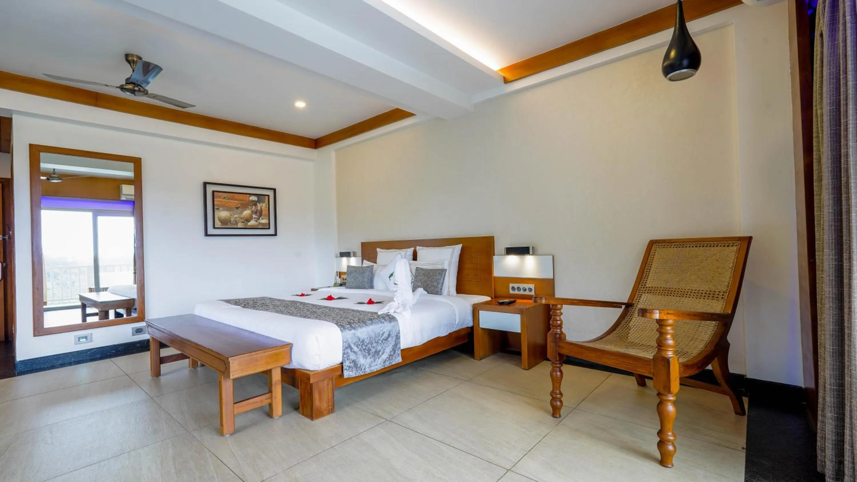 Bed in Chandys Windy Woods Munnar