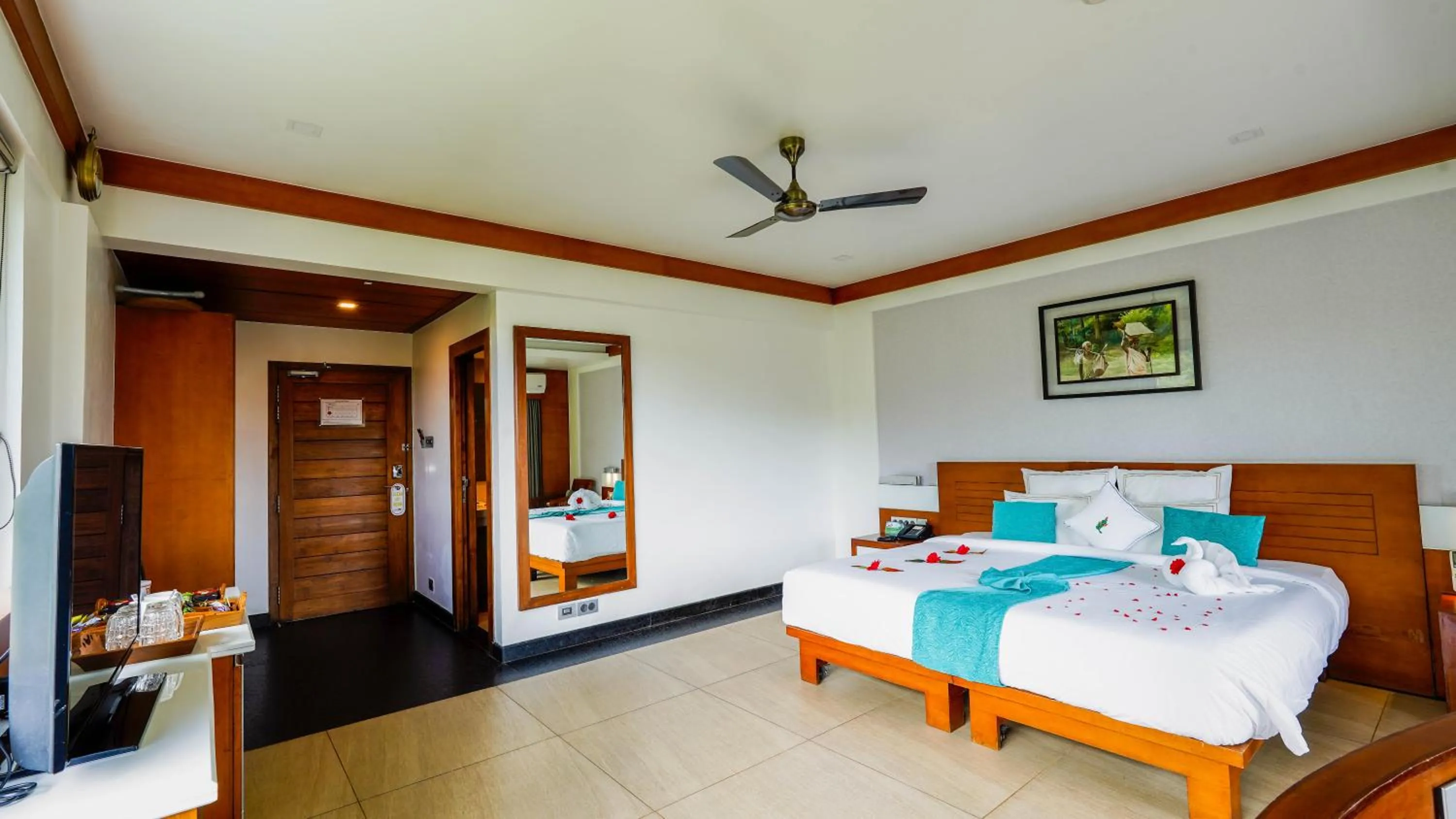 Bed in Chandys Windy Woods Munnar