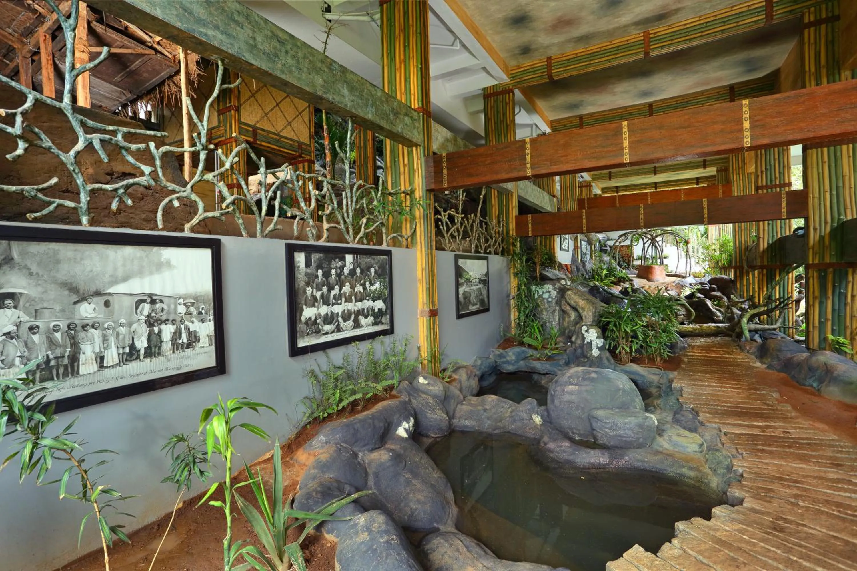 Decorative detail in Chandys Windy Woods Munnar