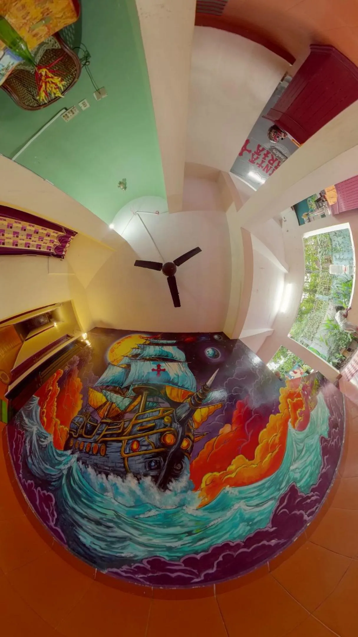 Restaurant/places to eat in Santa Maria Hostel Kovalam