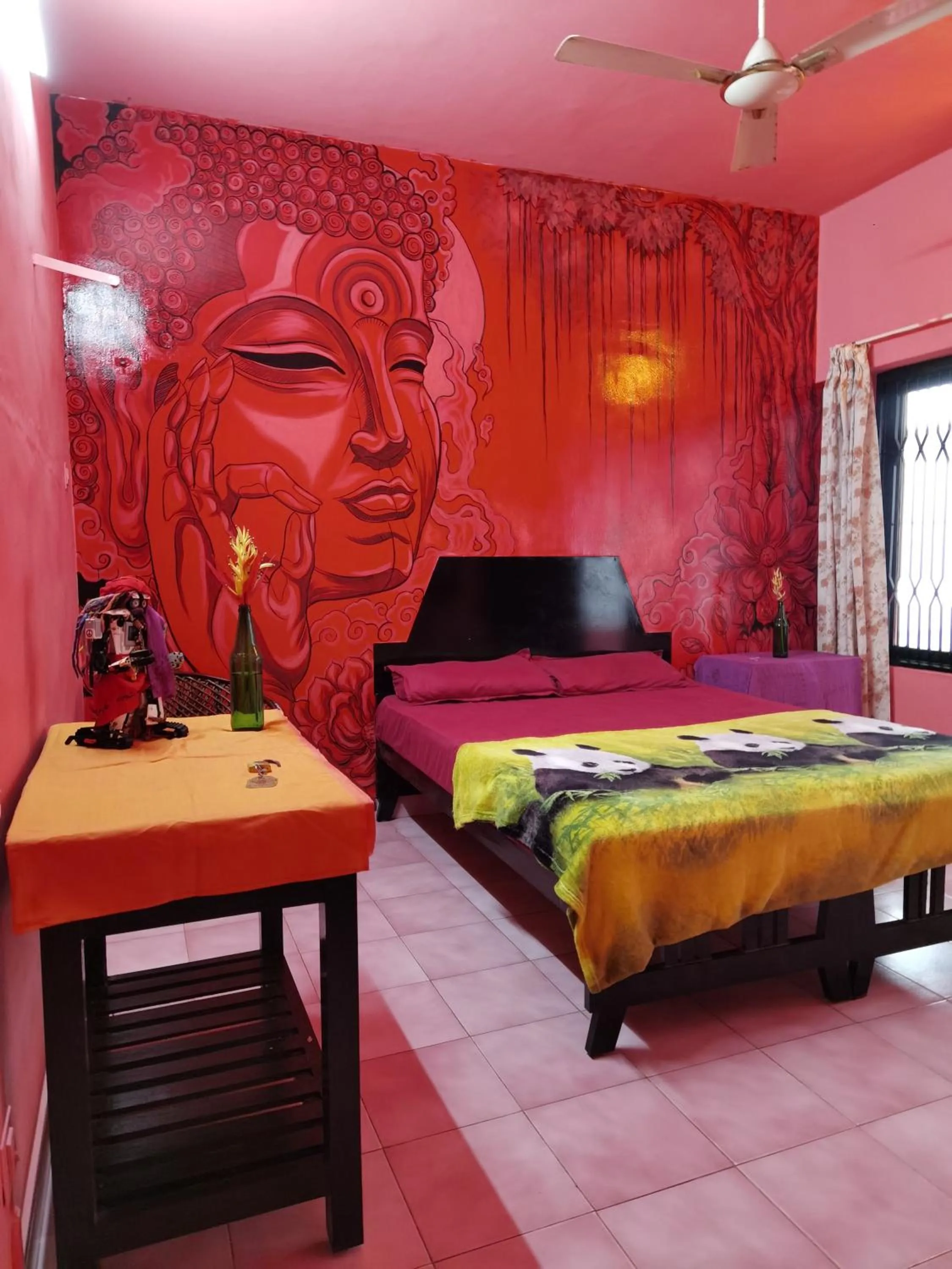 Bed in Santa Maria Hostel Kovalam