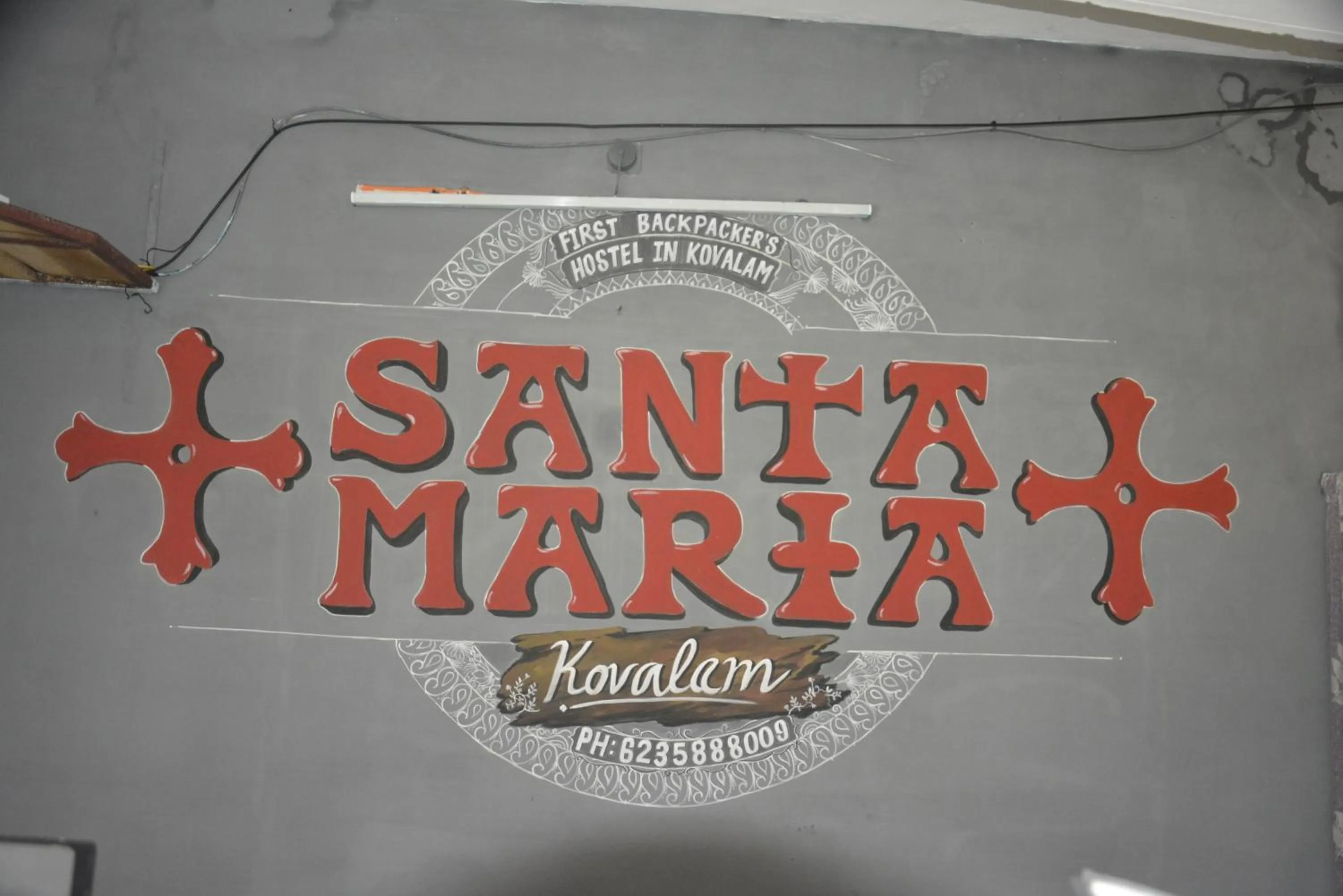 Property logo or sign in Santa Maria Hostel Kovalam