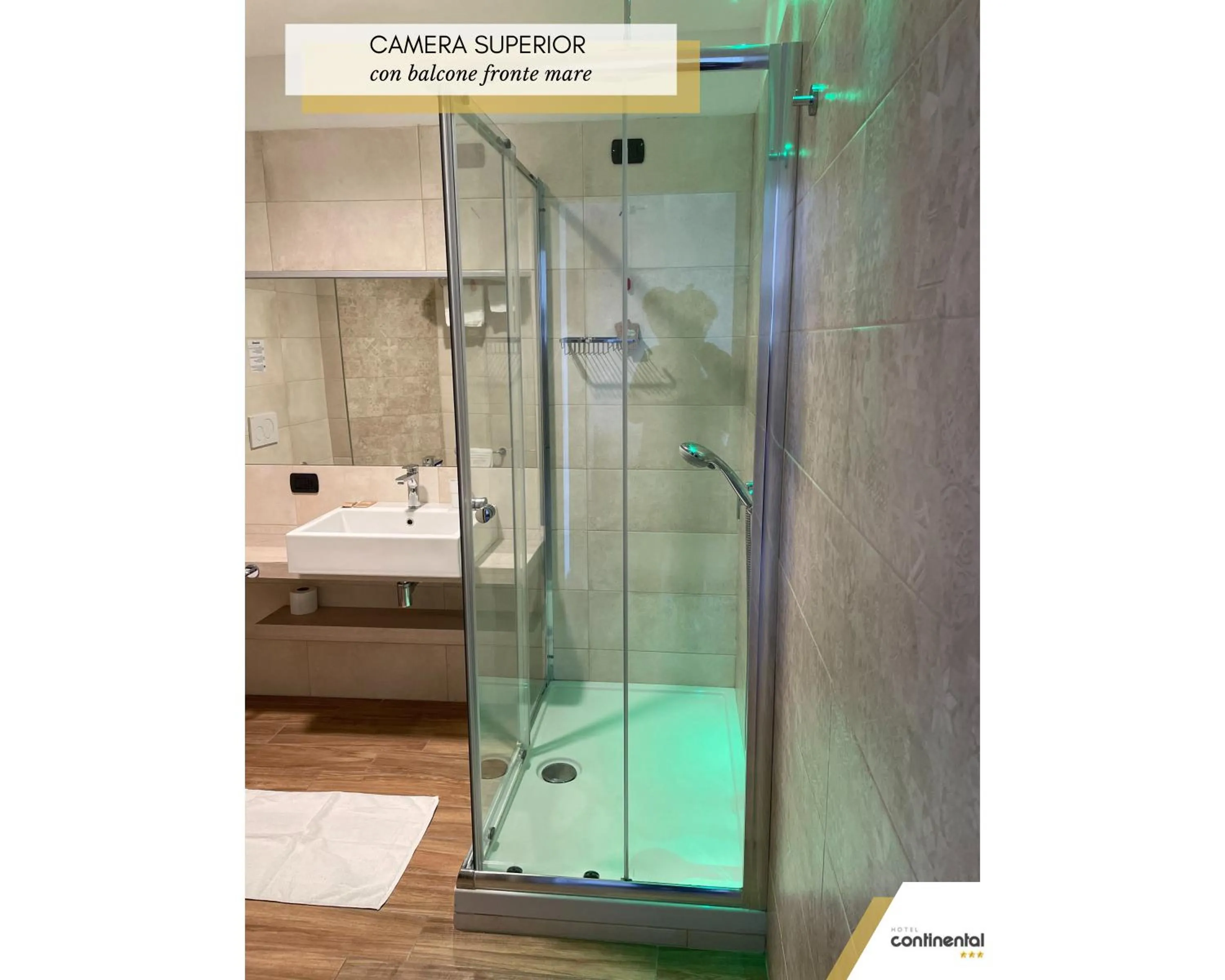 Shower in Hotel Continental