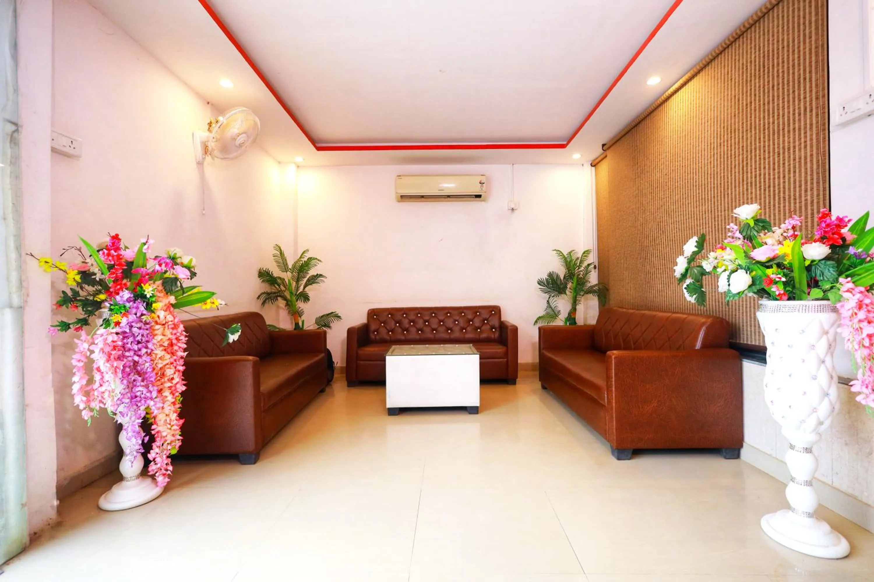 Seating area in Raj Resort