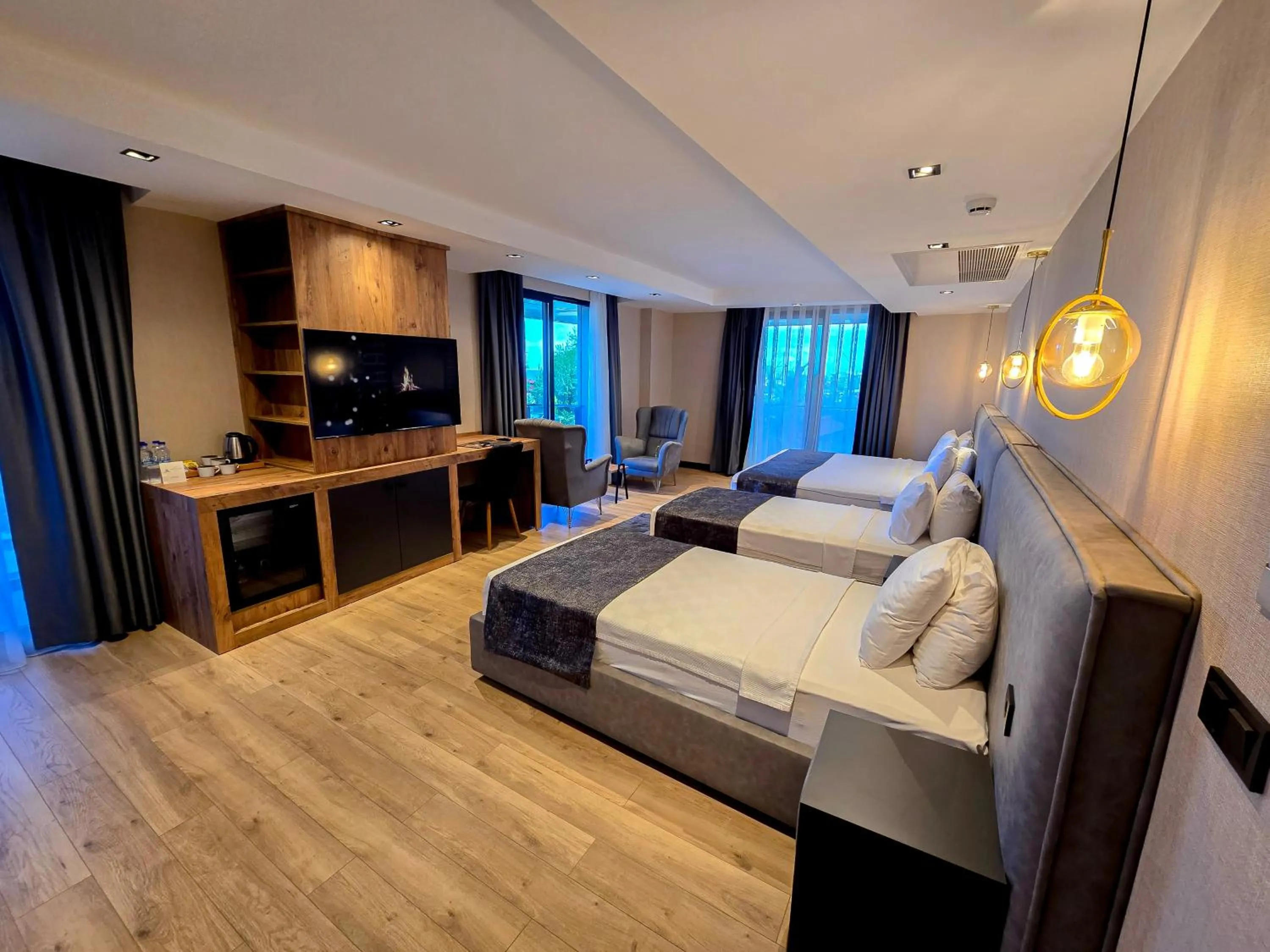 Bed in AYATOURE HOTEL