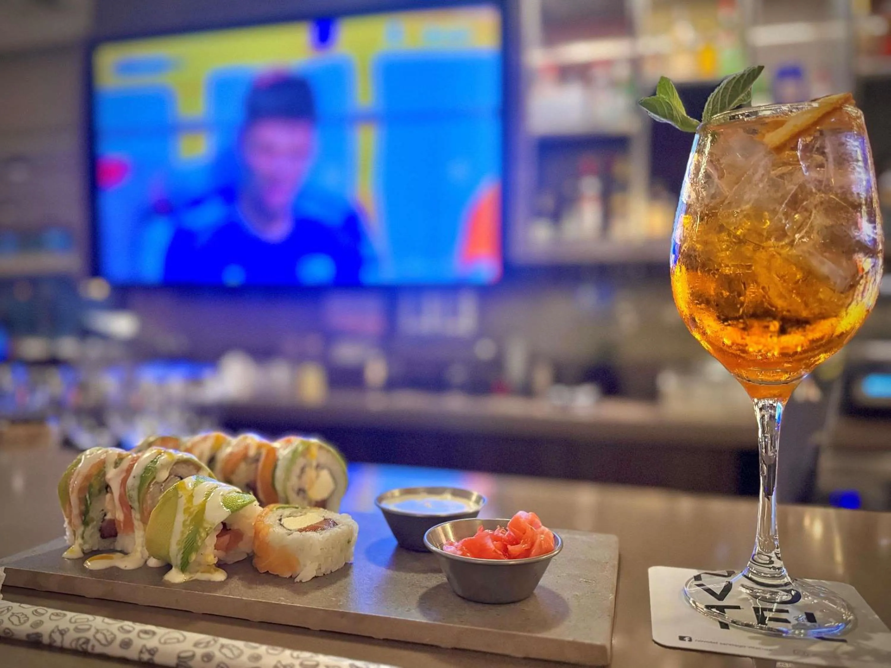 Lounge or bar in Novotel Santiago Vitacura