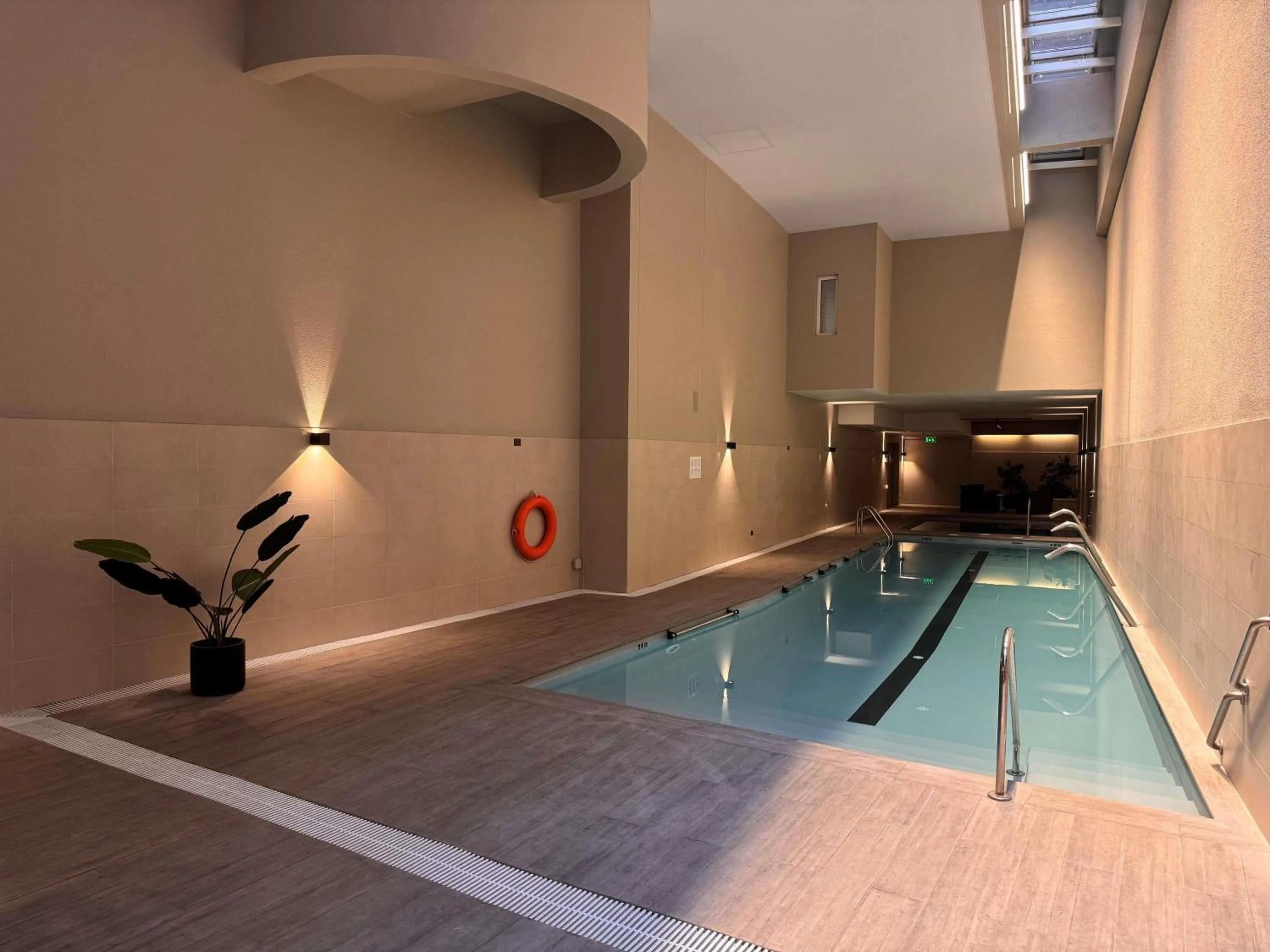 Pool view in Novotel Santiago Vitacura