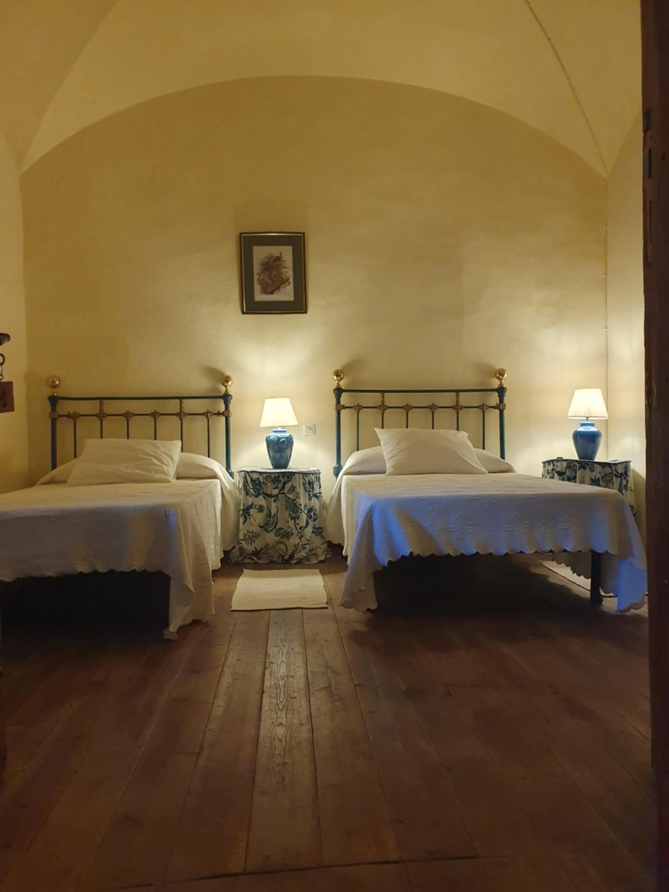 Bed in Hotel Rural El Vaqueril