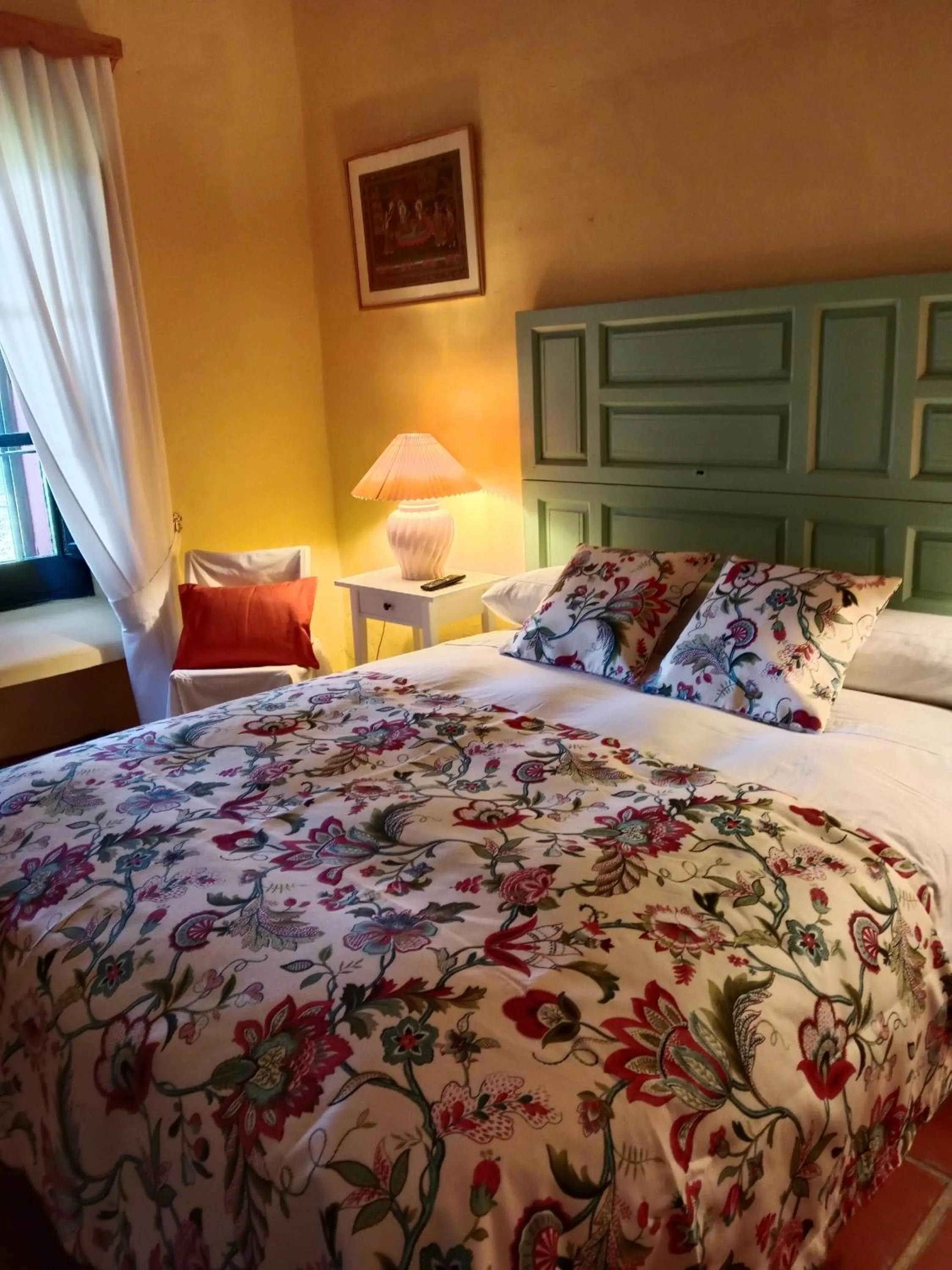 Bed in Hotel Rural El Vaqueril