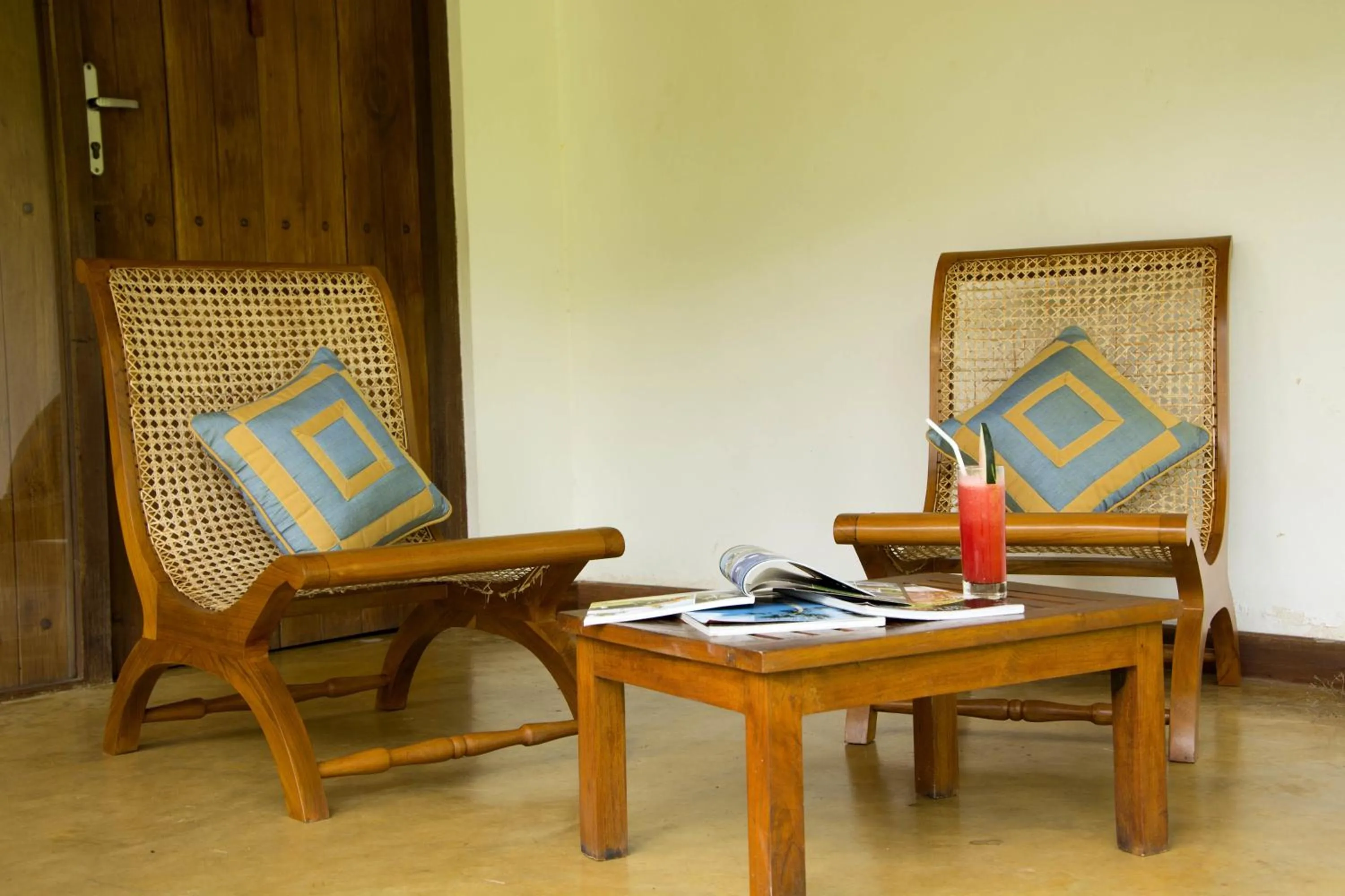 Seating area in Athulya Villas, Kandy