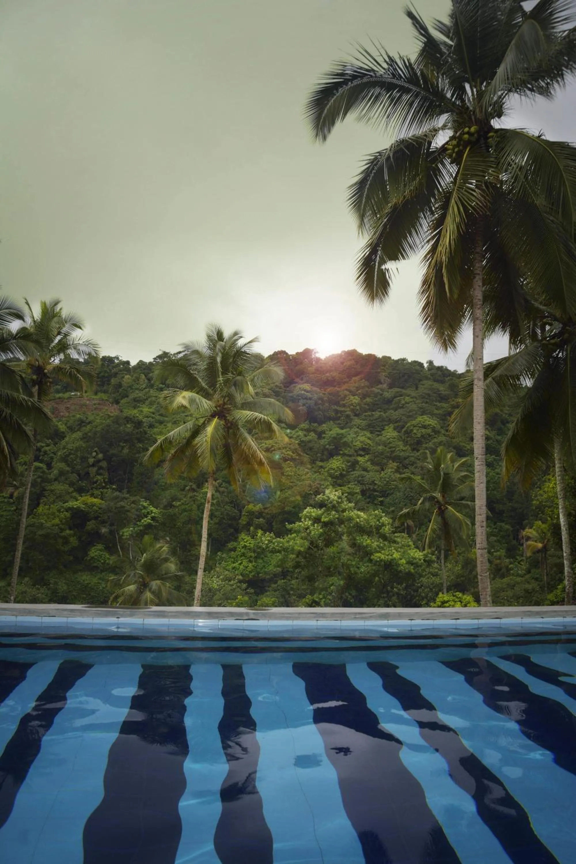 Swimming pool in Athulya Villas, Kandy