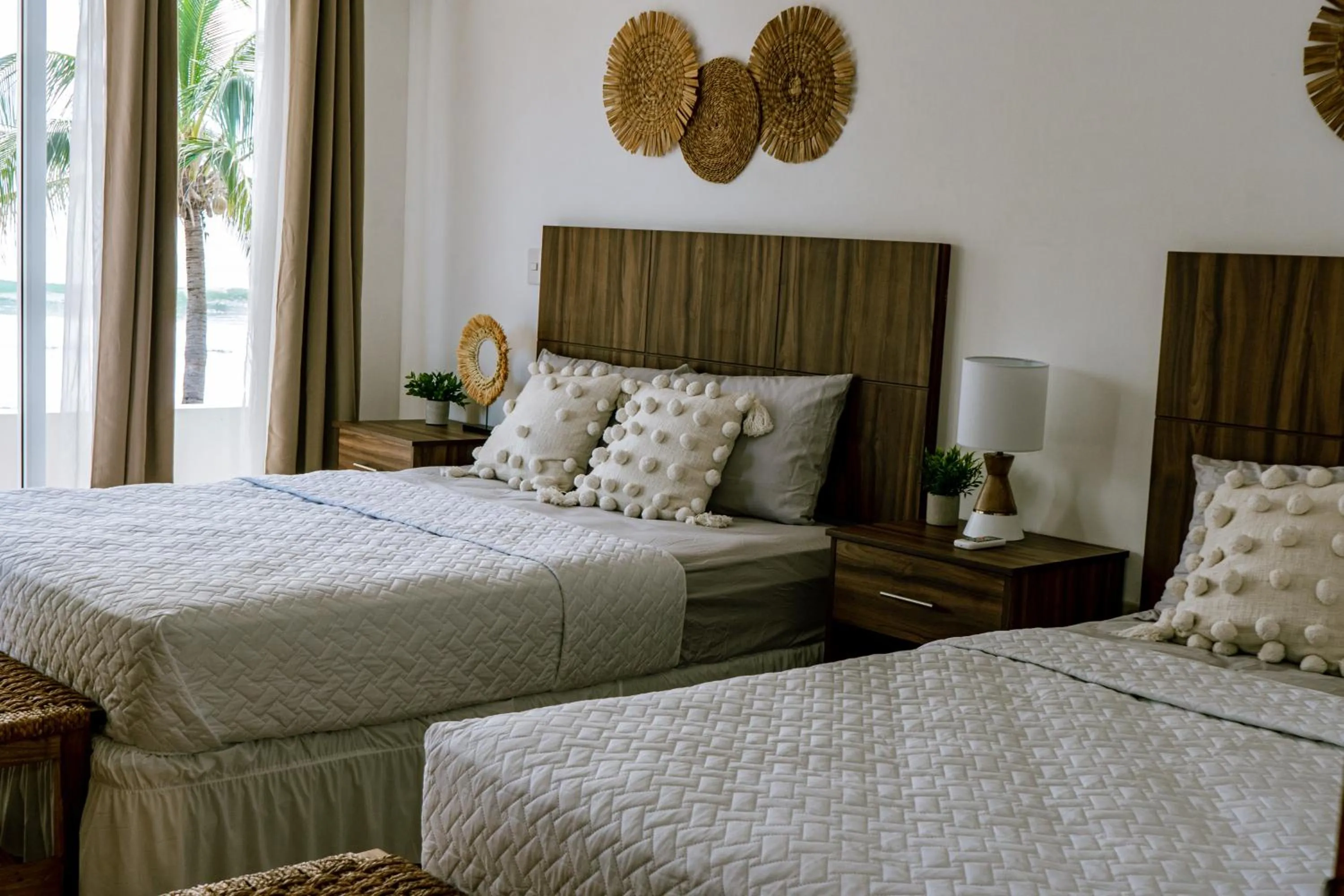 Bathroom, Bed in Casa Playa Blanca