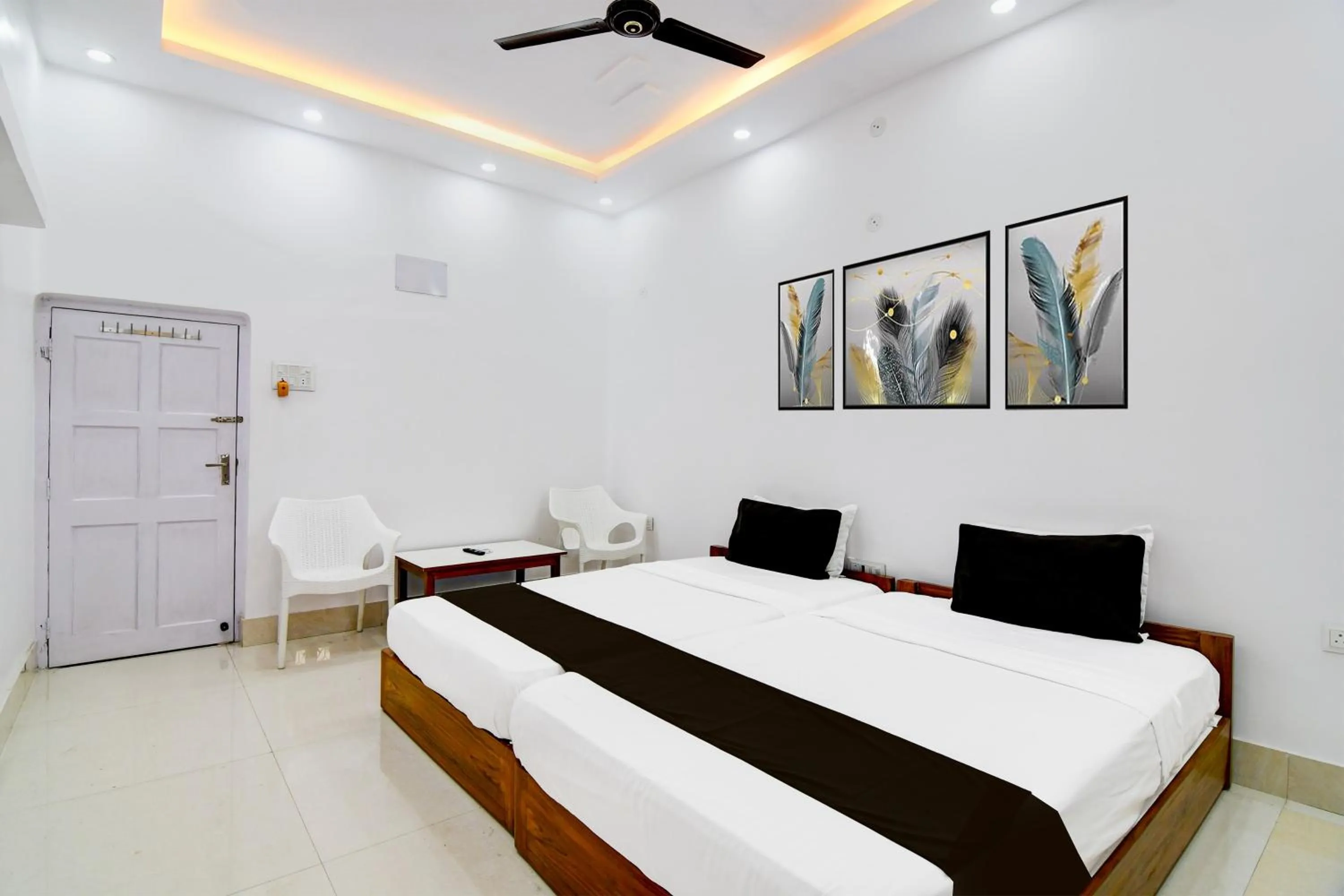 Bedroom, Bed in Hotel O Orchid Guest House