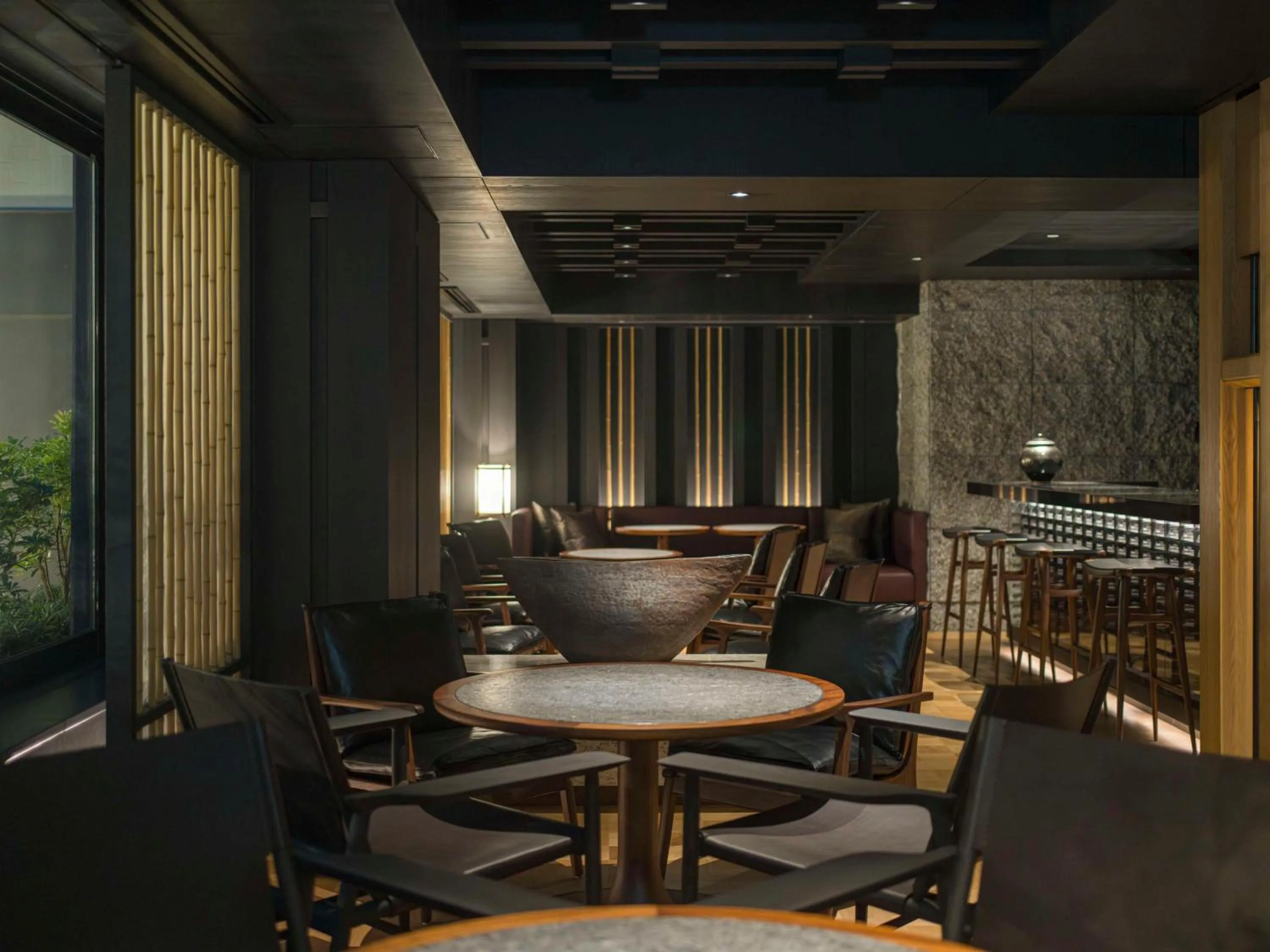 Lounge or bar in Banyan Tree Higashiyama Kyoto