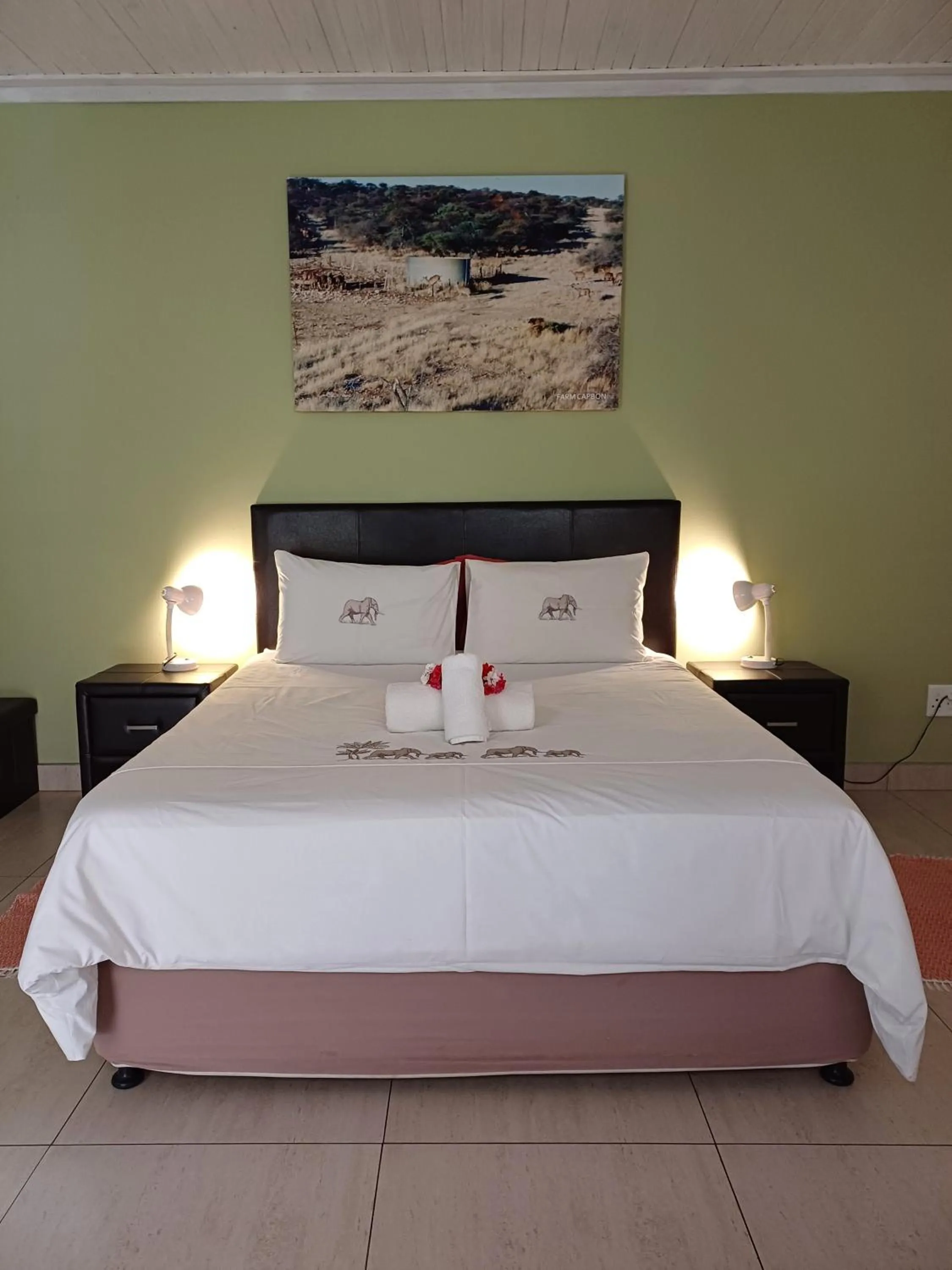 Bed in Capbon Guesthouse