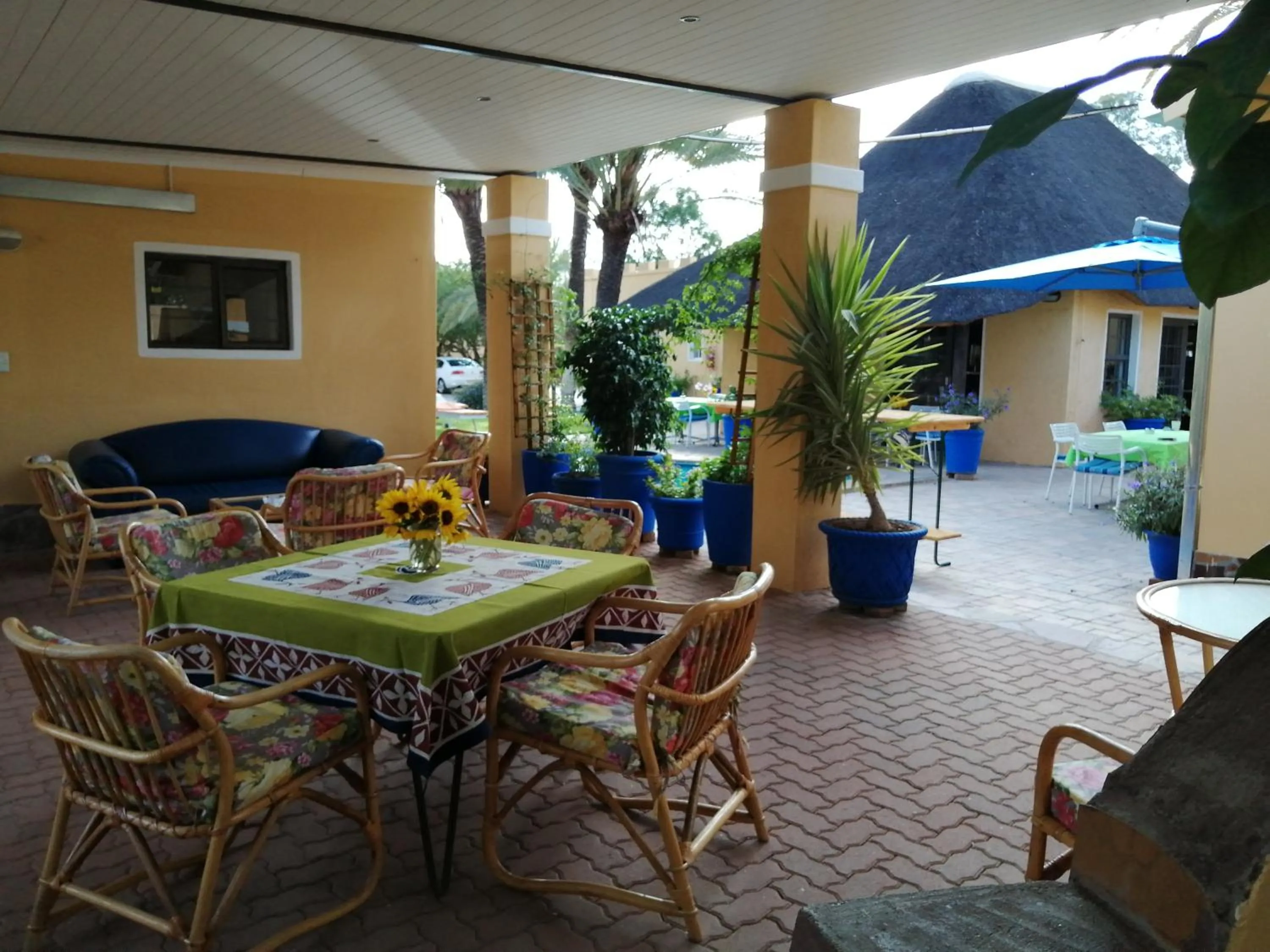 Patio in Capbon Guesthouse