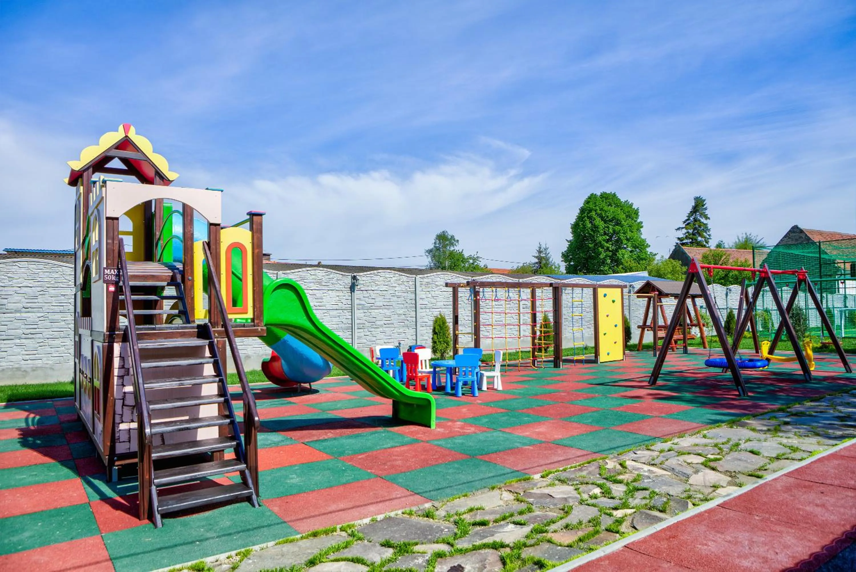 Children play ground in Conacul Ambient