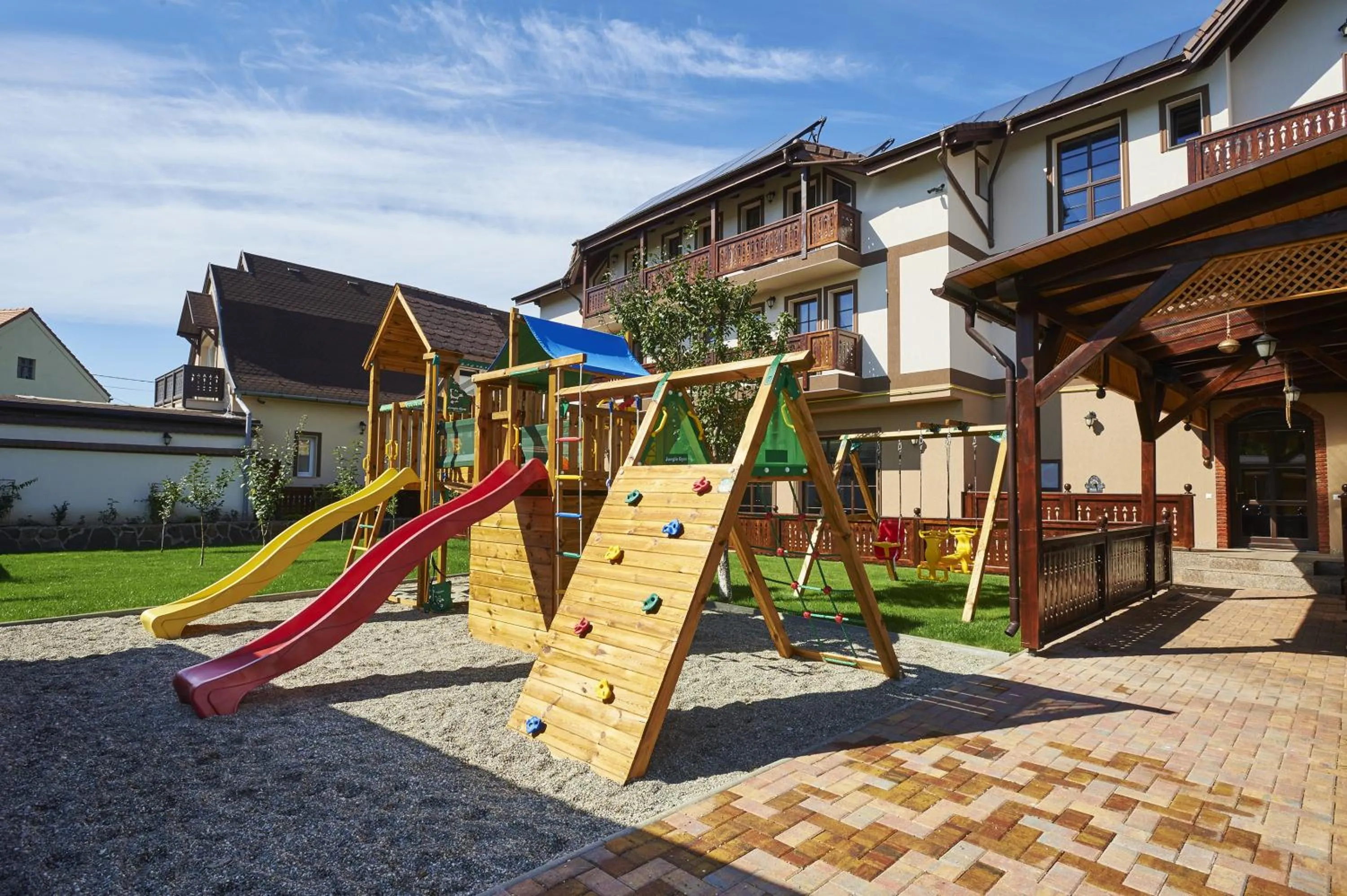 Children play ground in Conacul Ambient