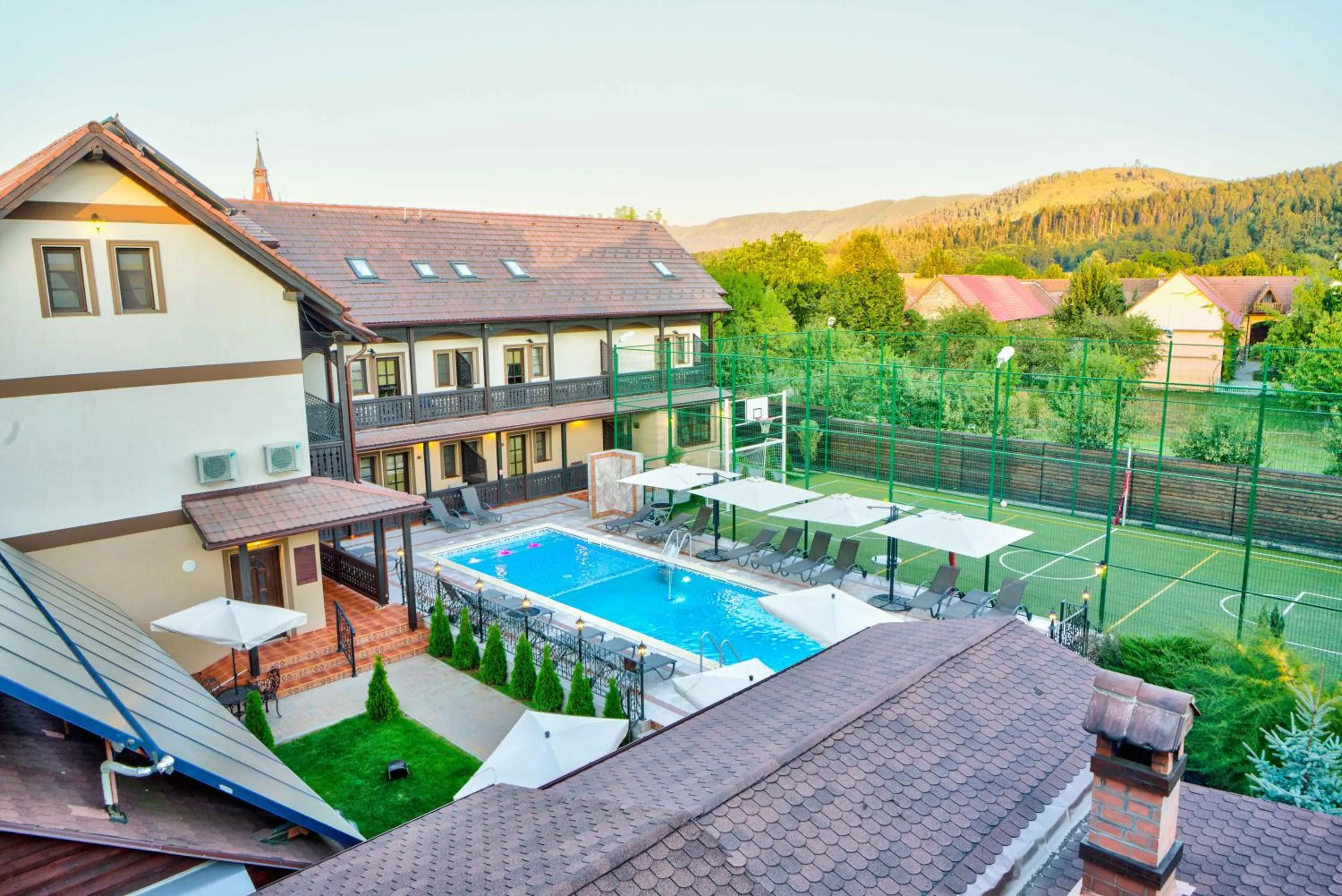 Pool view in Conacul Ambient