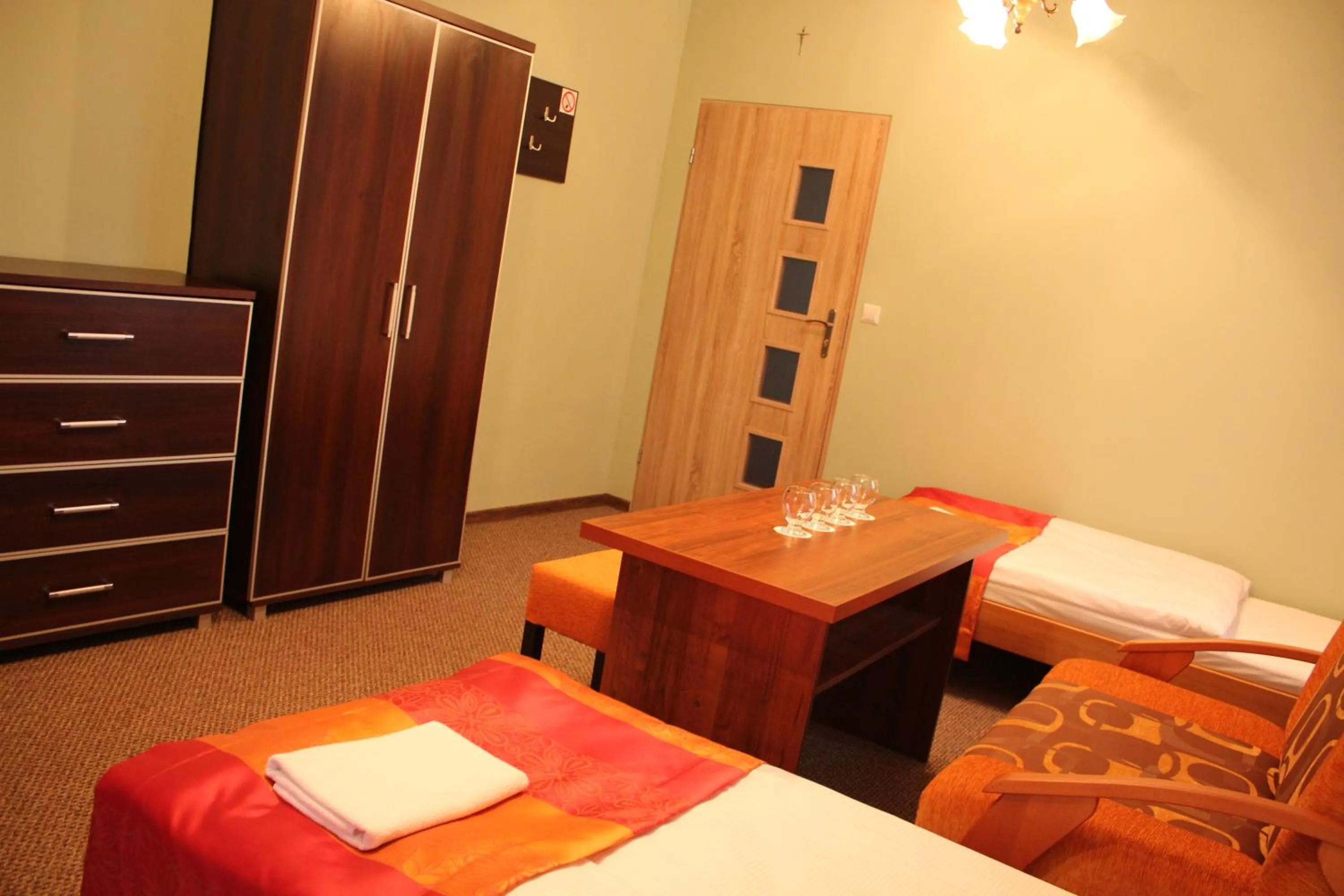 Decorative detail, Bed in Hostel Biały Dom