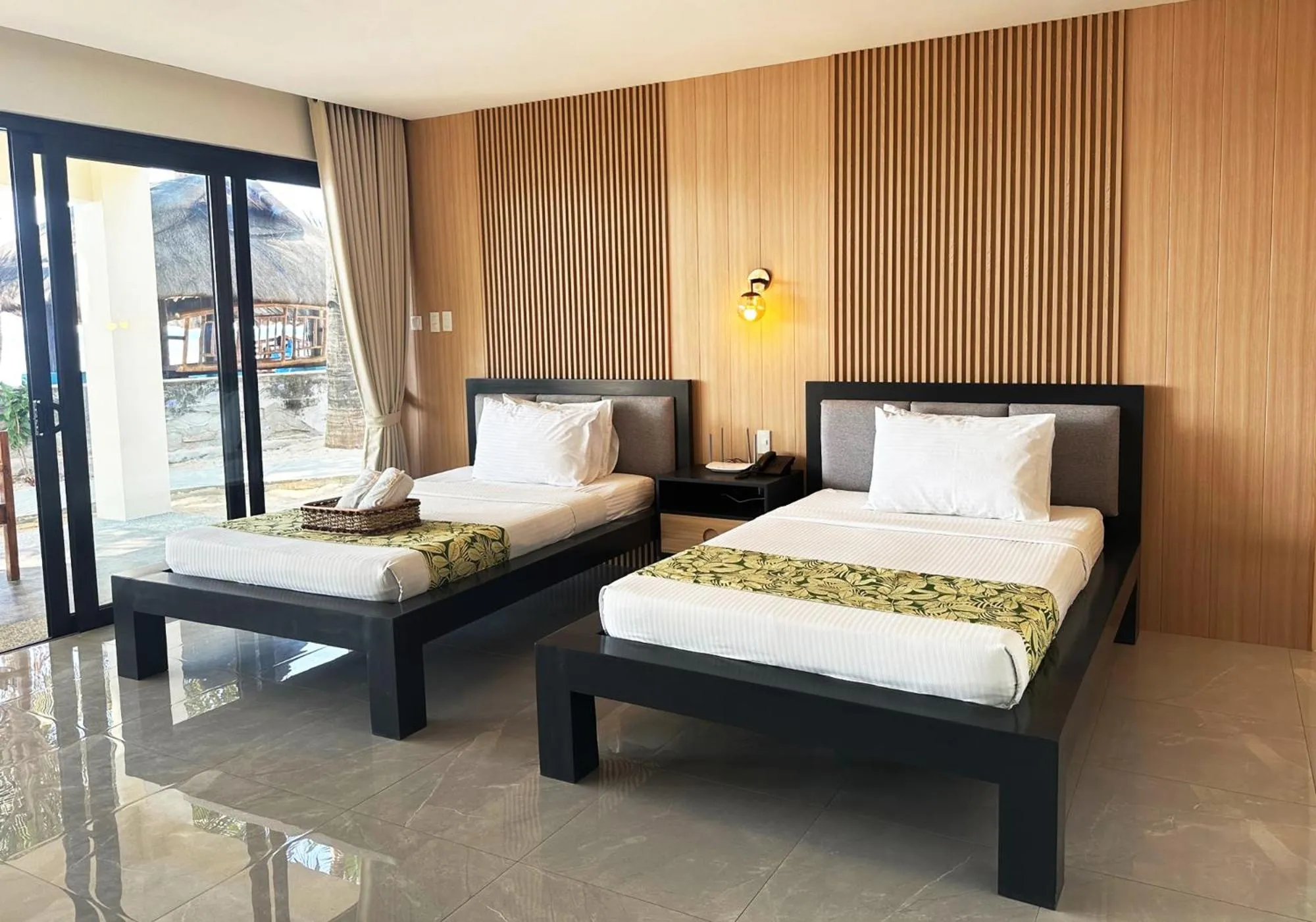 Bed in Puerto Del Sol Beach Resort and Hotel Club Bolinao Pangasinan