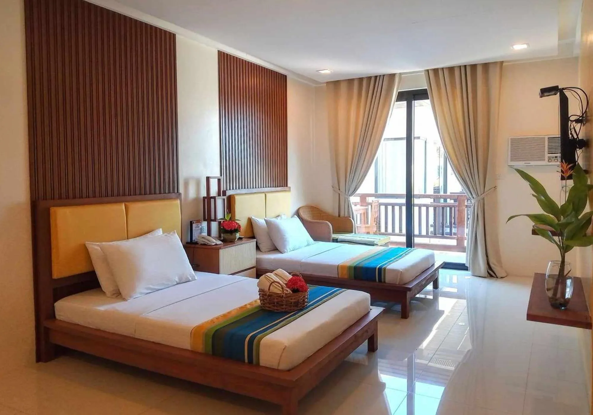 Bed in Puerto Del Sol Beach Resort and Hotel Club Bolinao Pangasinan