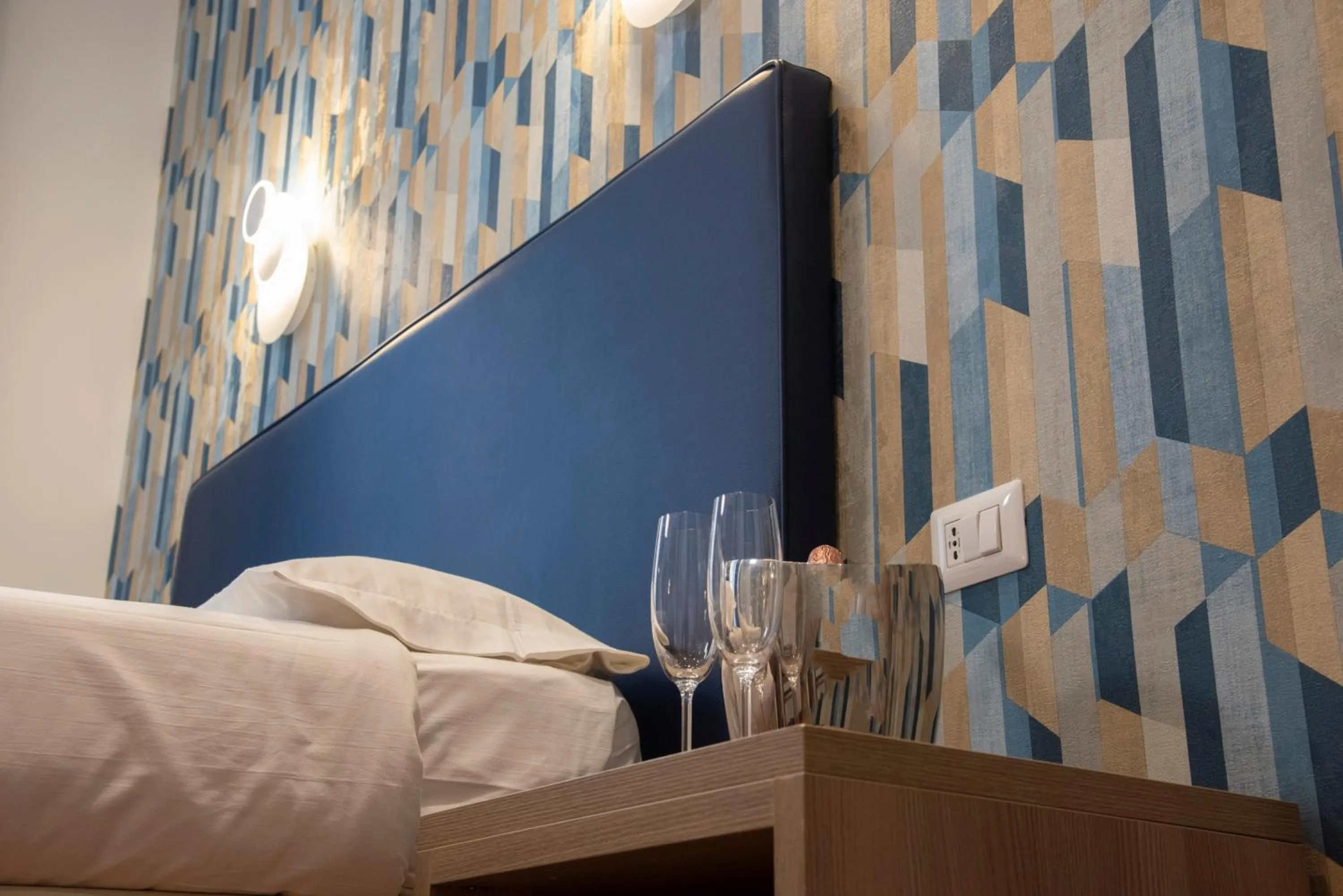 Bed in La Grande Bellezza Guest House Rome