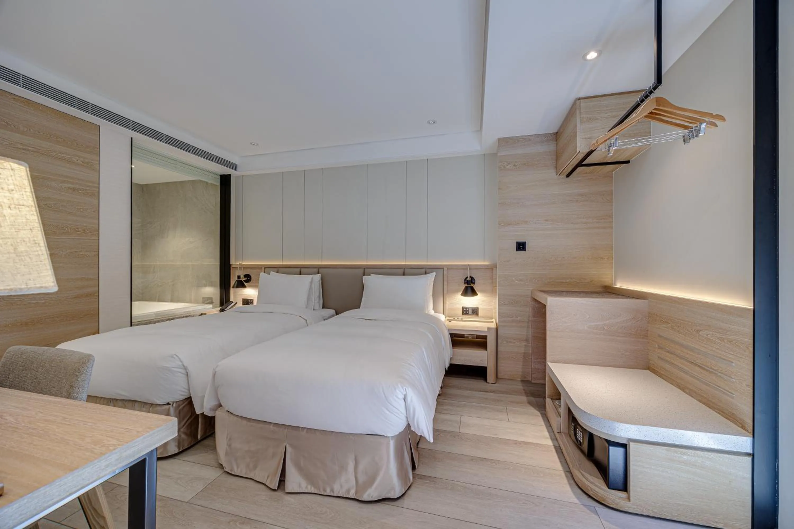 Bed in Boutech Wuri Village Hotel