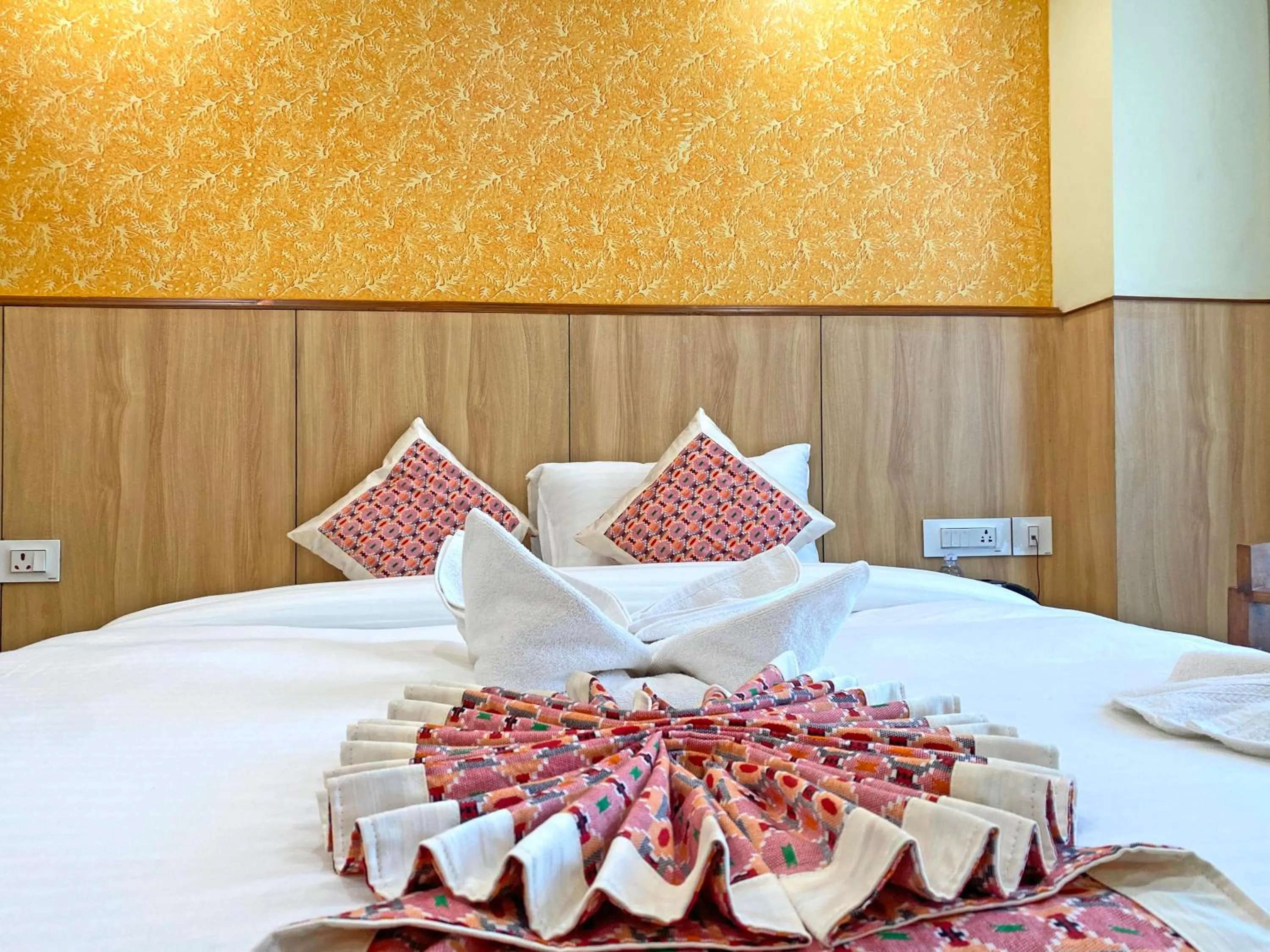 Bed in Hotel Lumbini Airport
