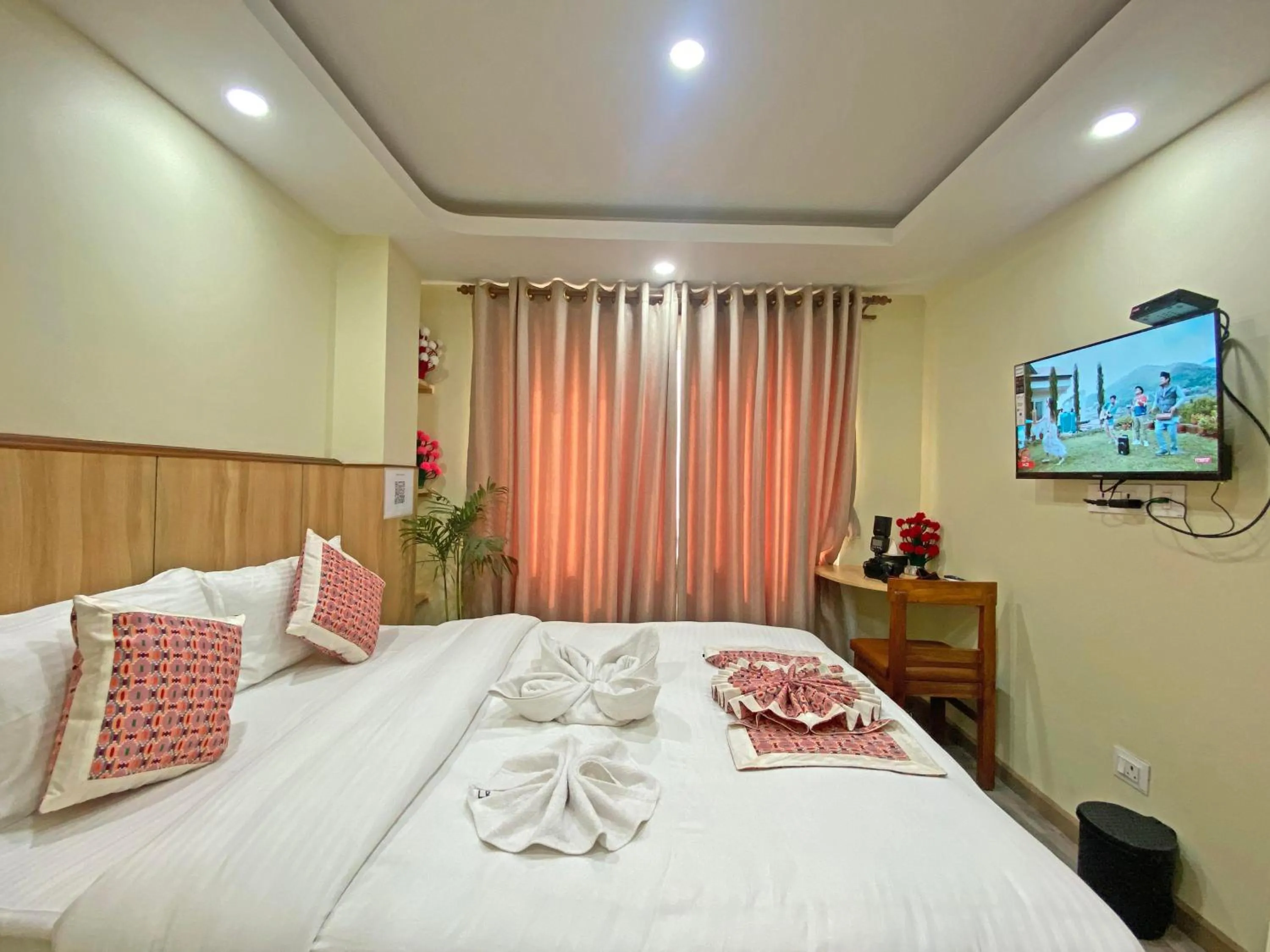 Bed in Hotel Lumbini Airport