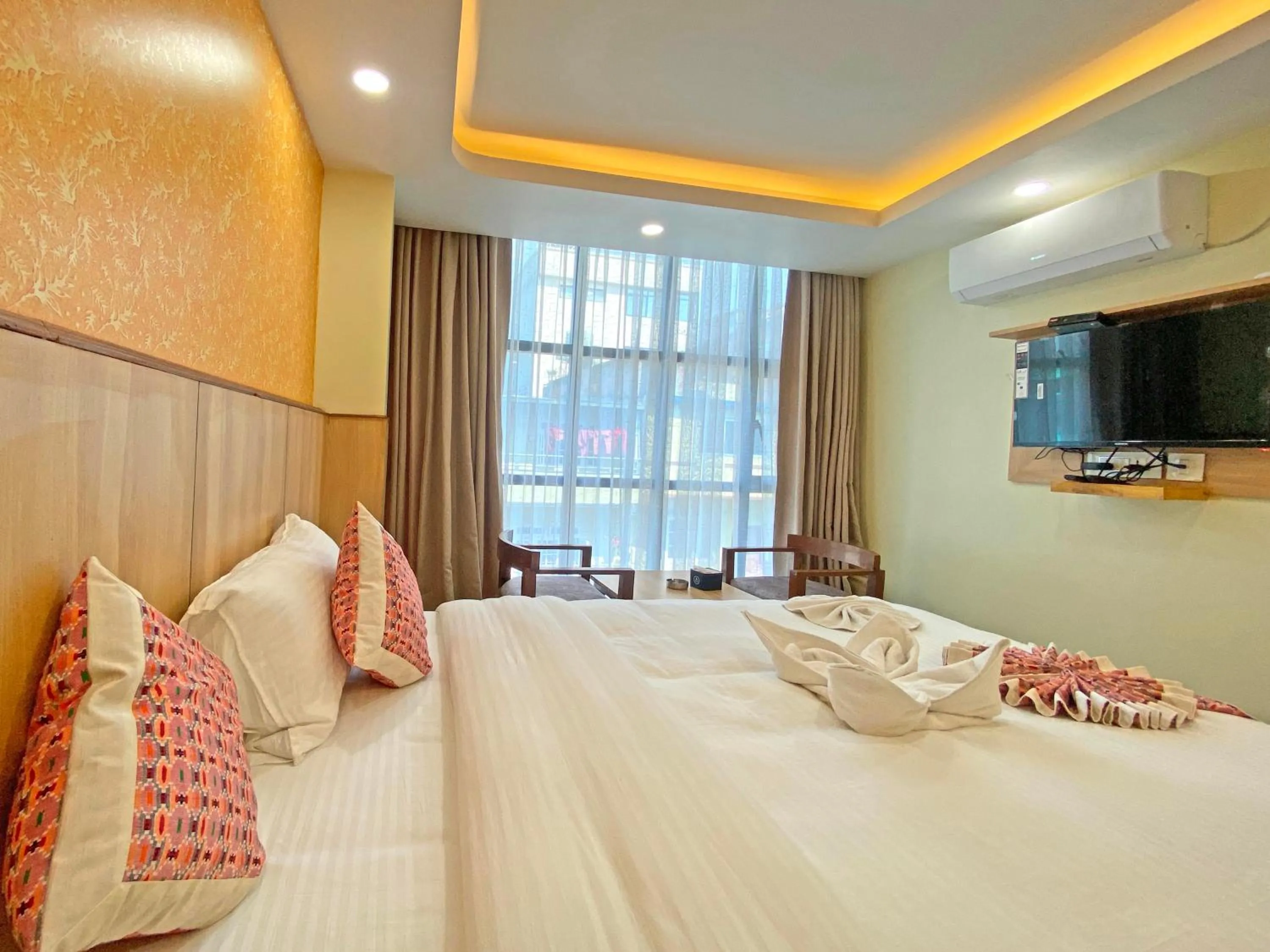 Bed in Hotel Lumbini Airport