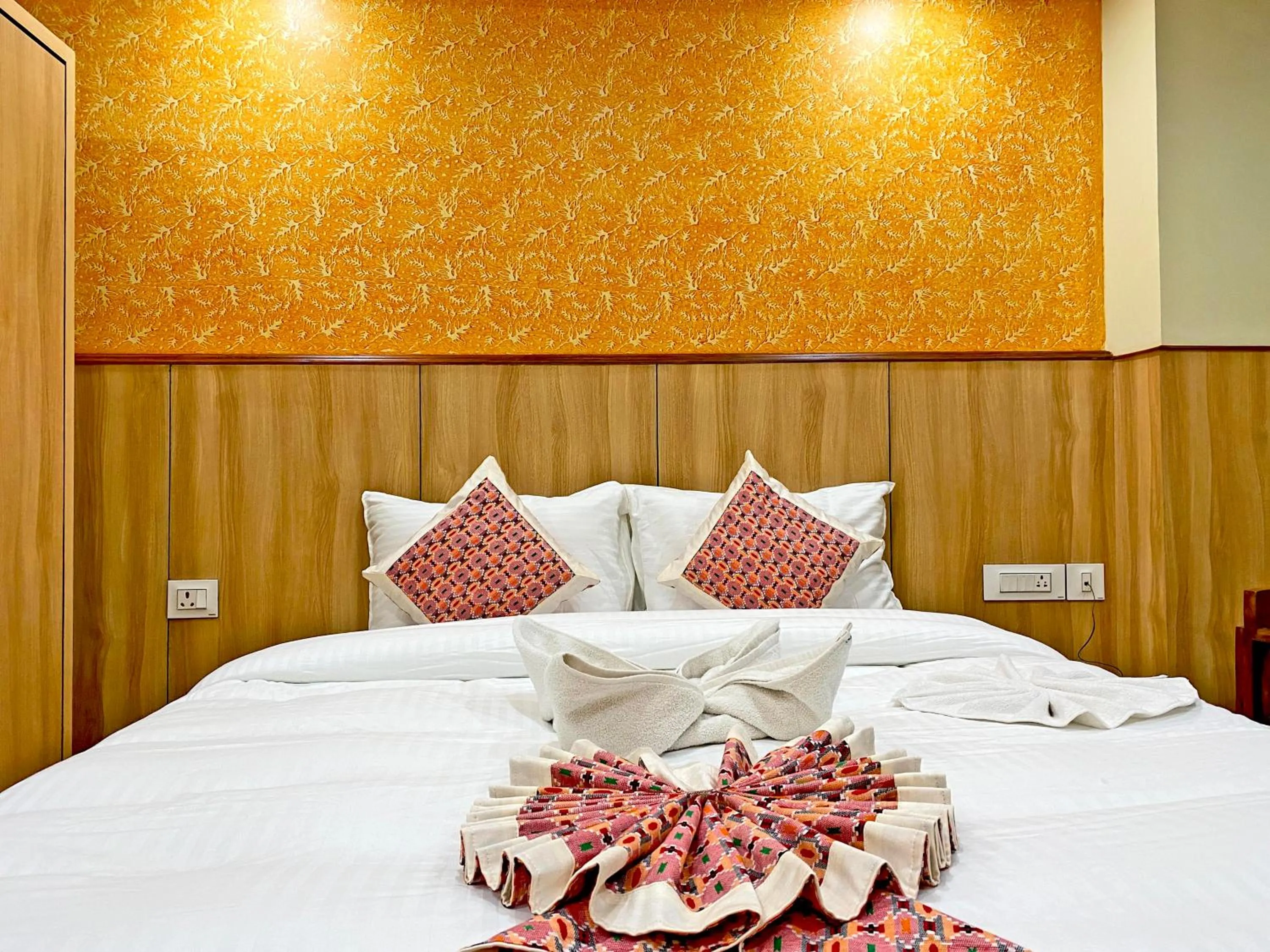 Bed in Hotel Lumbini Airport