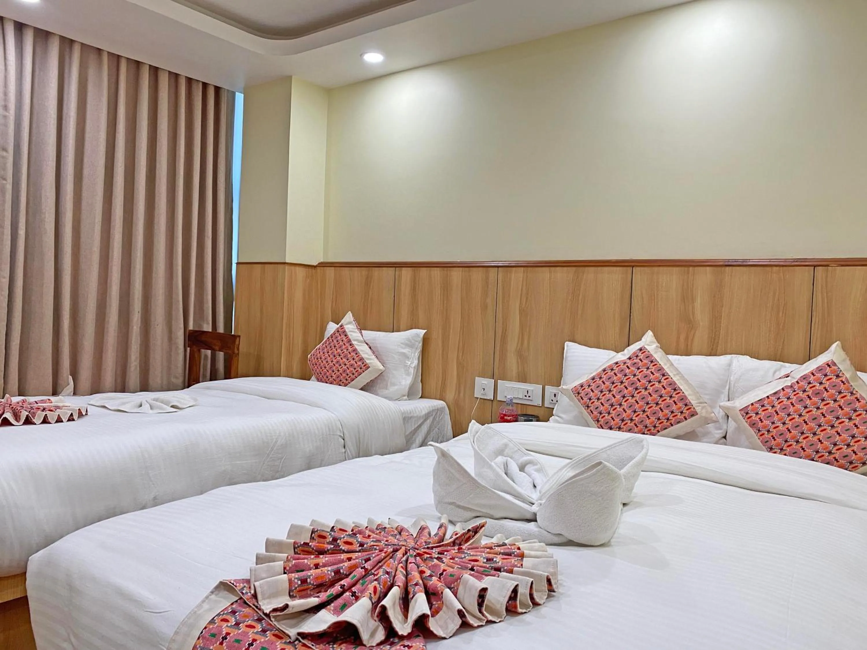 Bed in Hotel Lumbini Airport