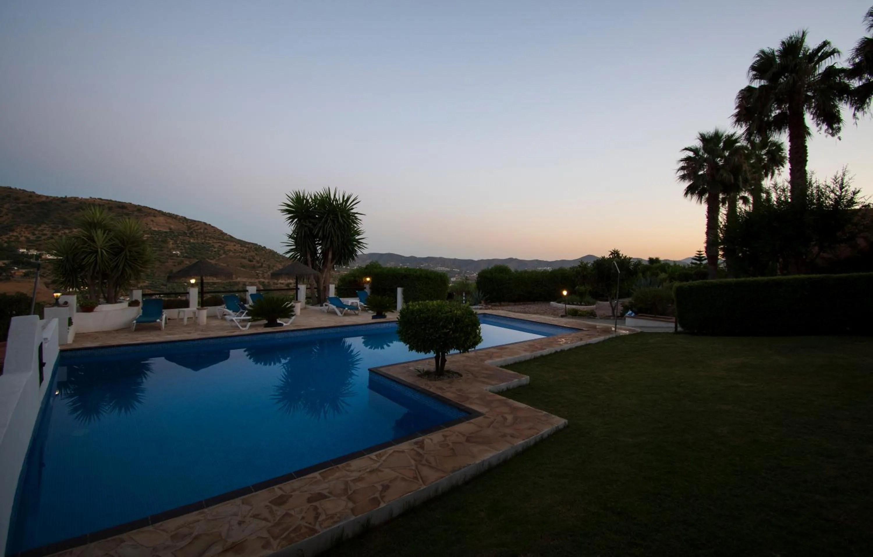 Pool view in Hotel Cortijo de Salia