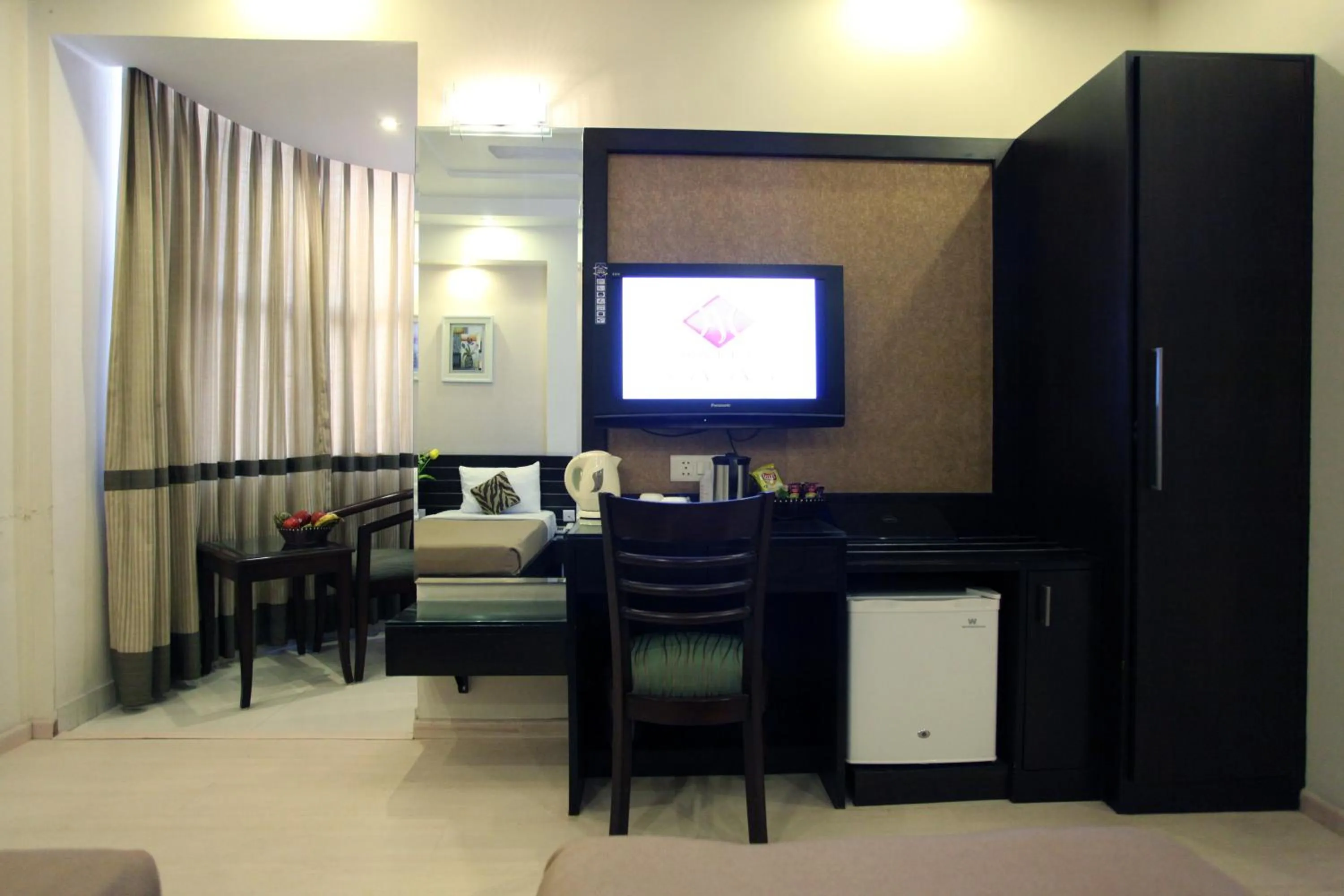 Seating area in Saar Inn