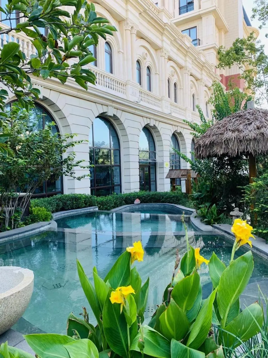 Hot Tub in Howard Johnson Junhe Hot Springs Resort Beijing北京君和豪生温泉酒店