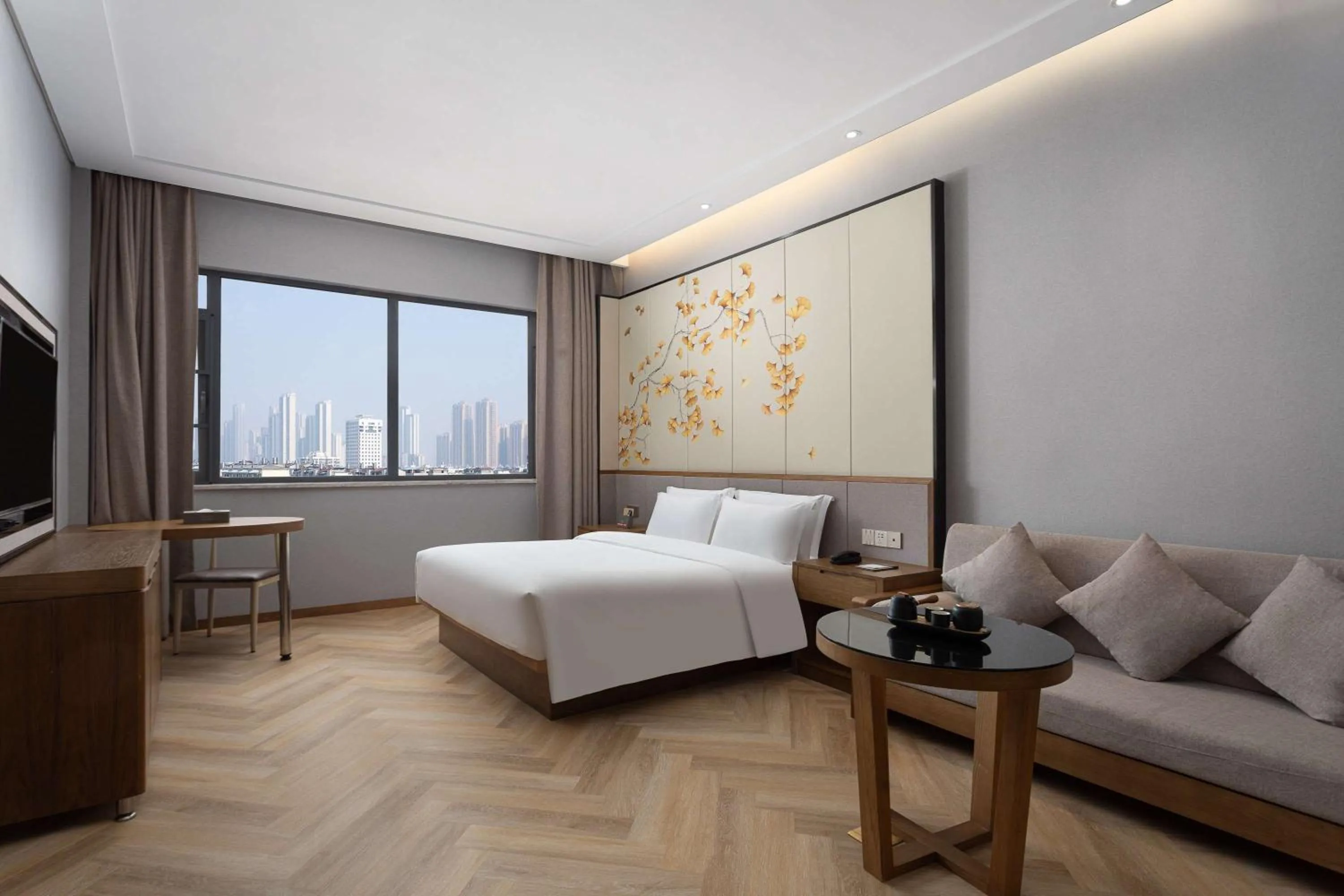 Photo of the whole room in Ramada by Wyndham Wuhan Wangjiawan