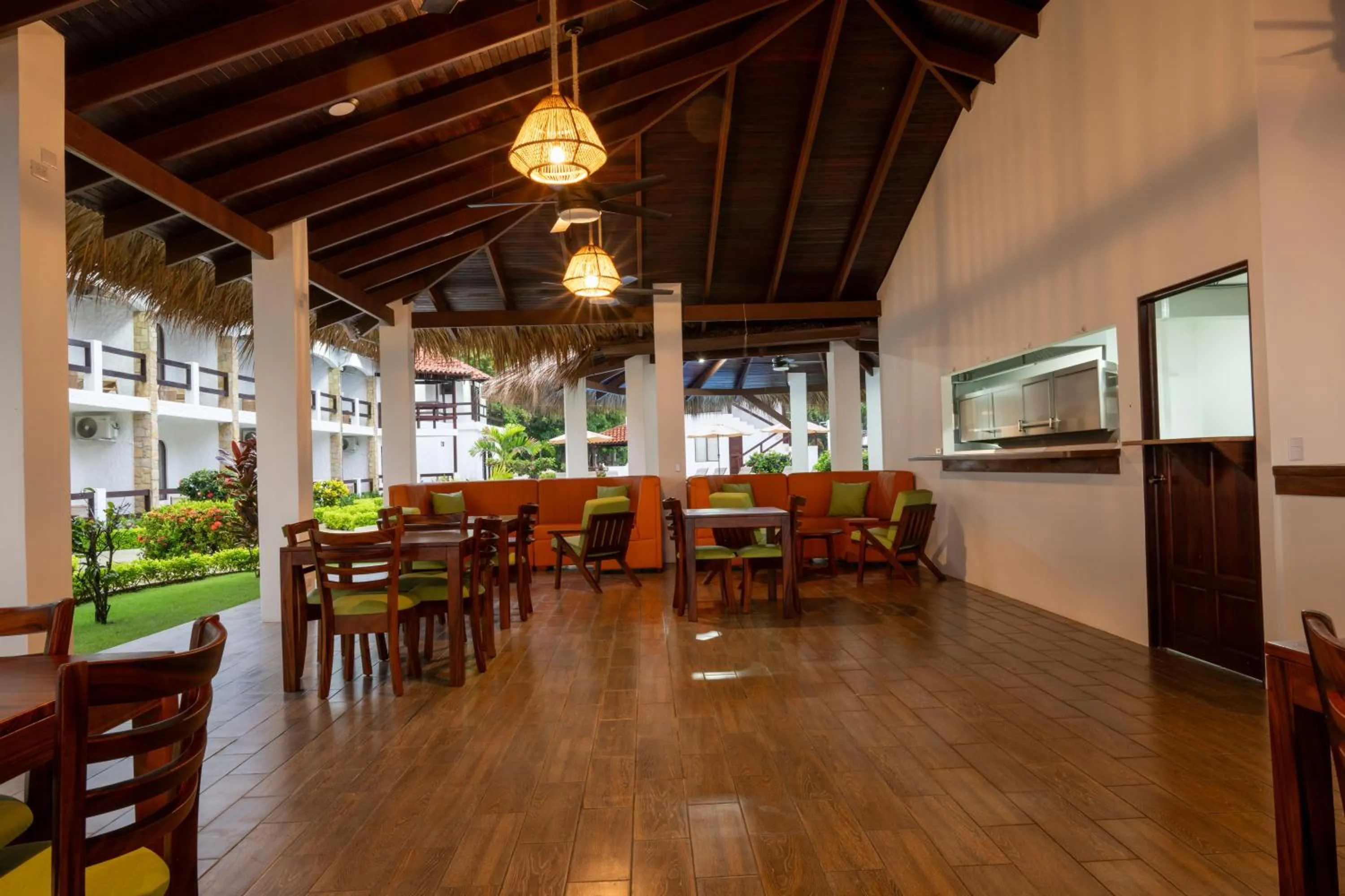 Seating area in Fuego del Sol Beachfront Hotel