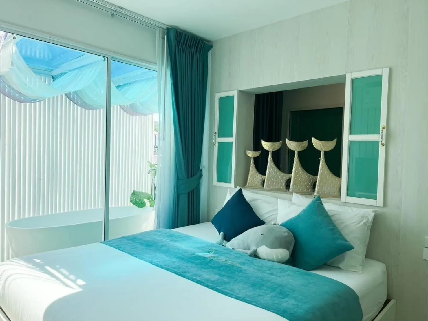 Bedroom, Bed in Baan Sailboat Beach Kohlarn