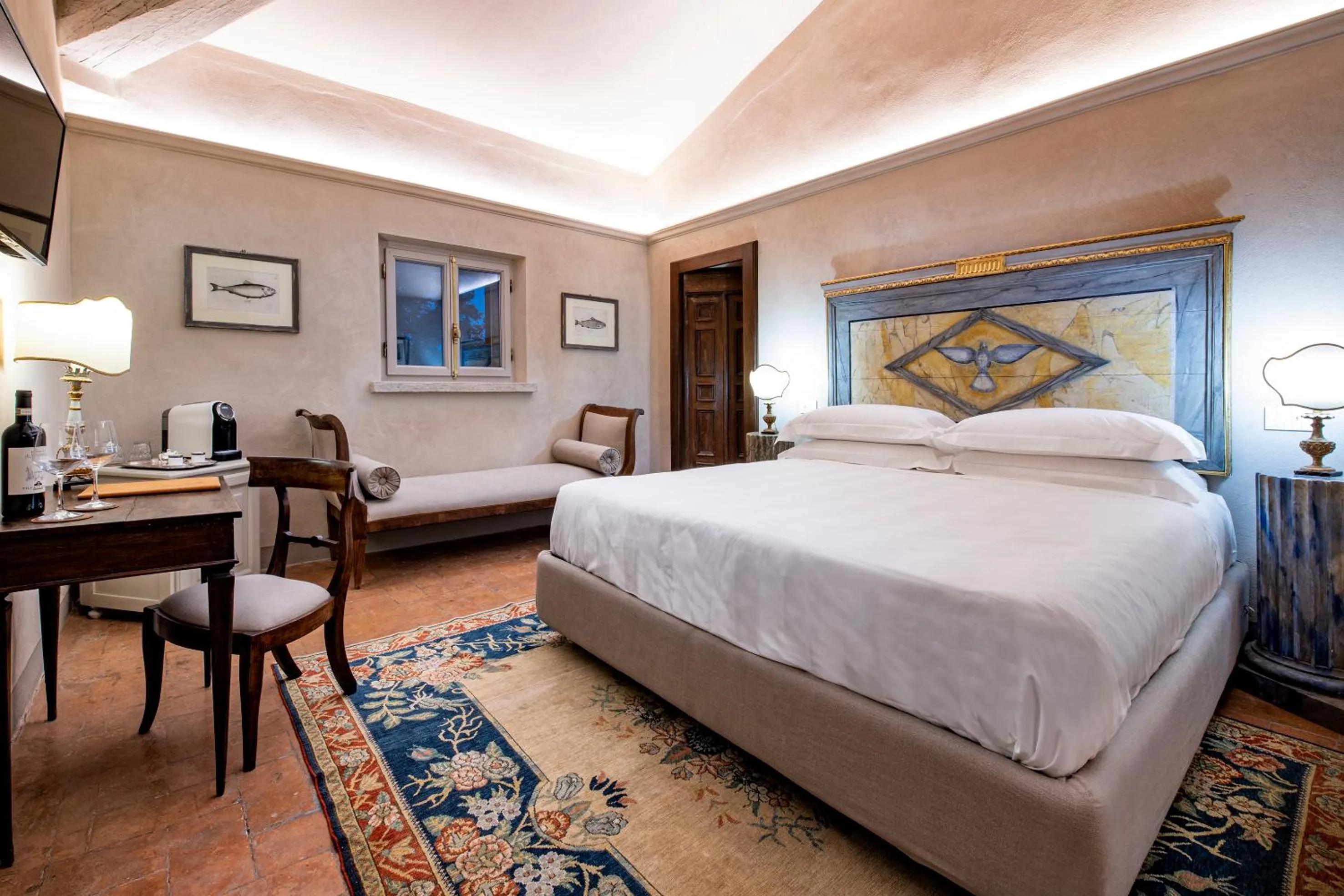 Bed in Villa Le Prata - Residenza del Vescovo - Cantina & Relais