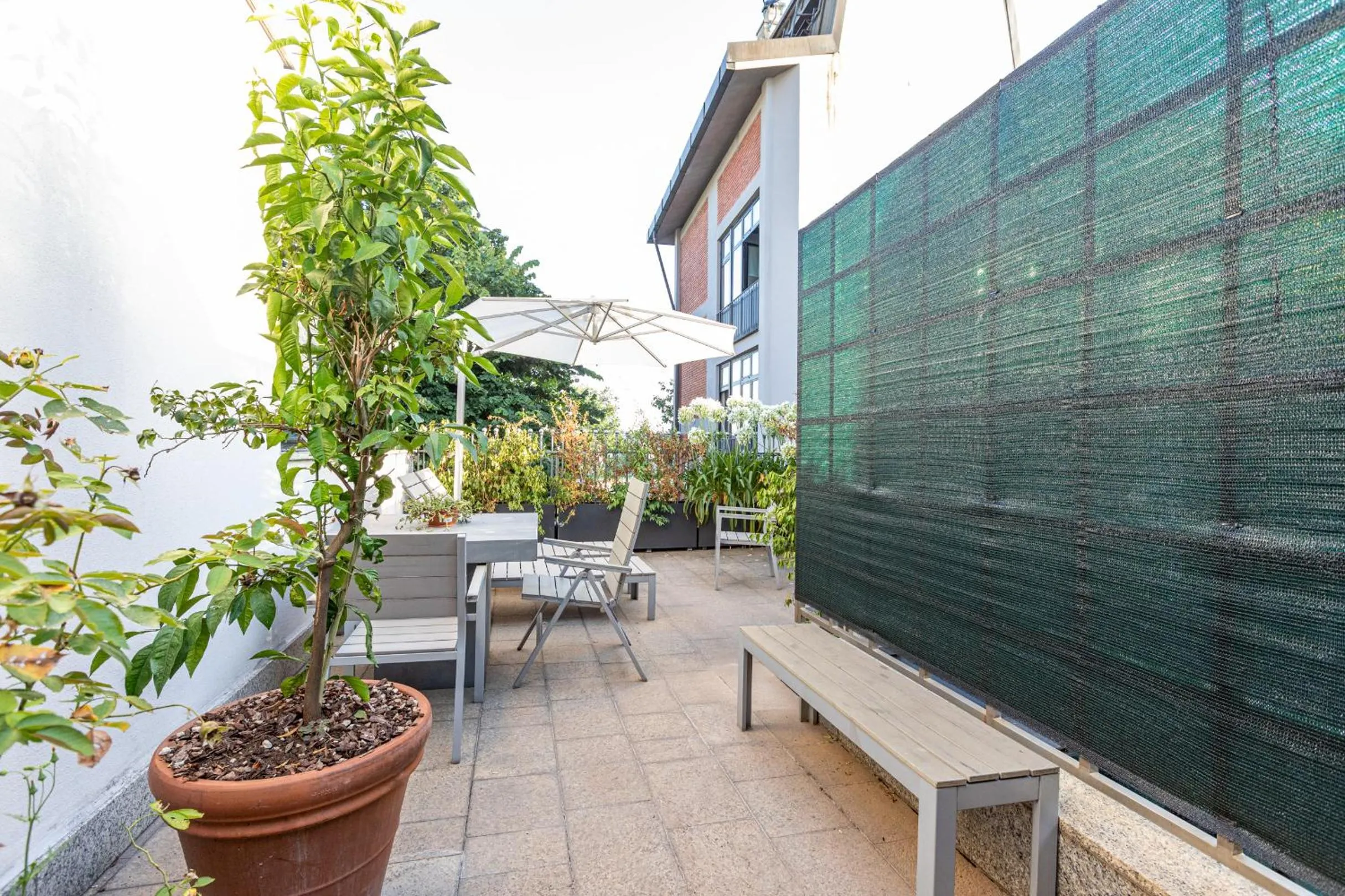 Balcony/Terrace in Città Studi Suites - Top Collection