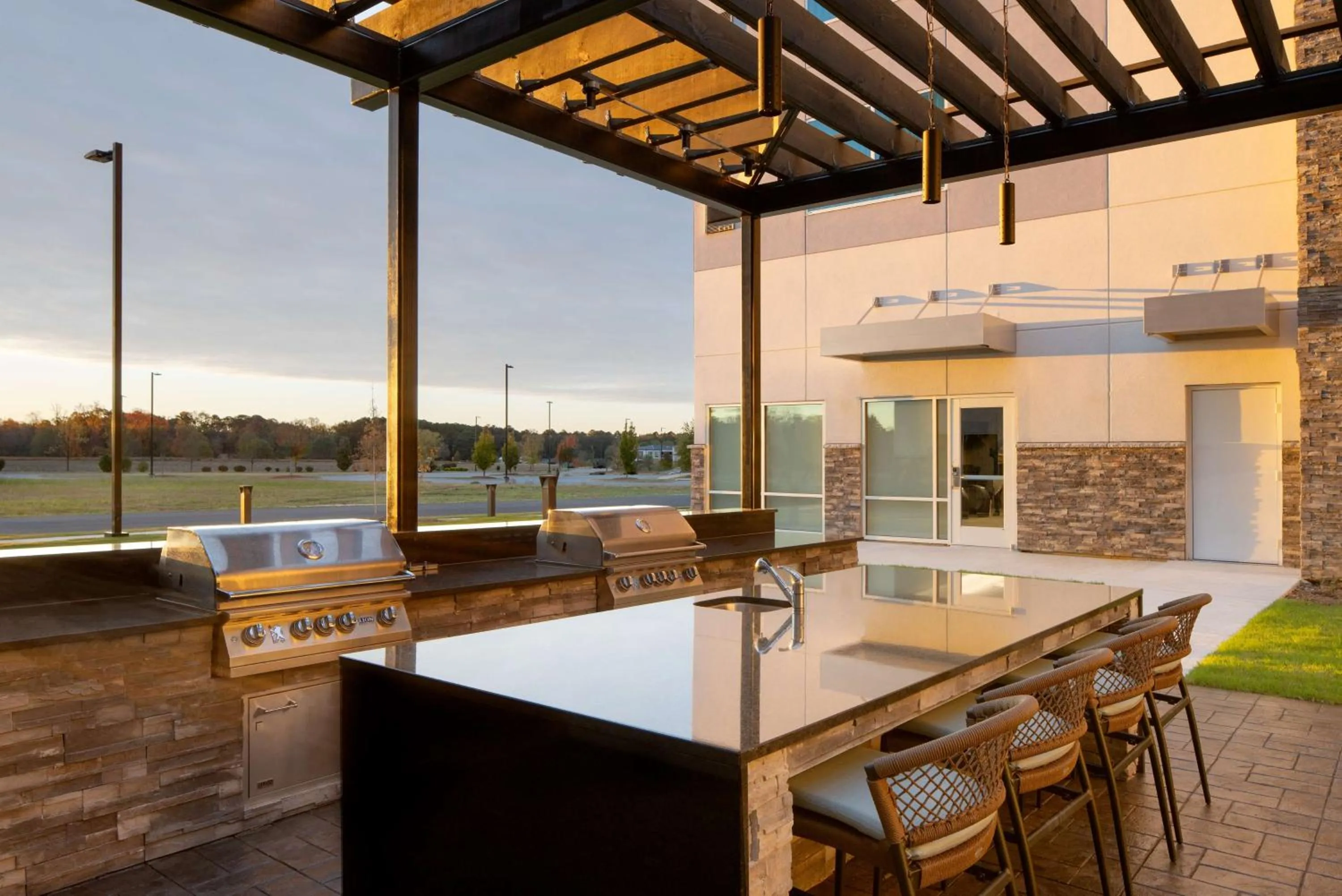 Patio in Homewood Suites By Hilton Goldsboro