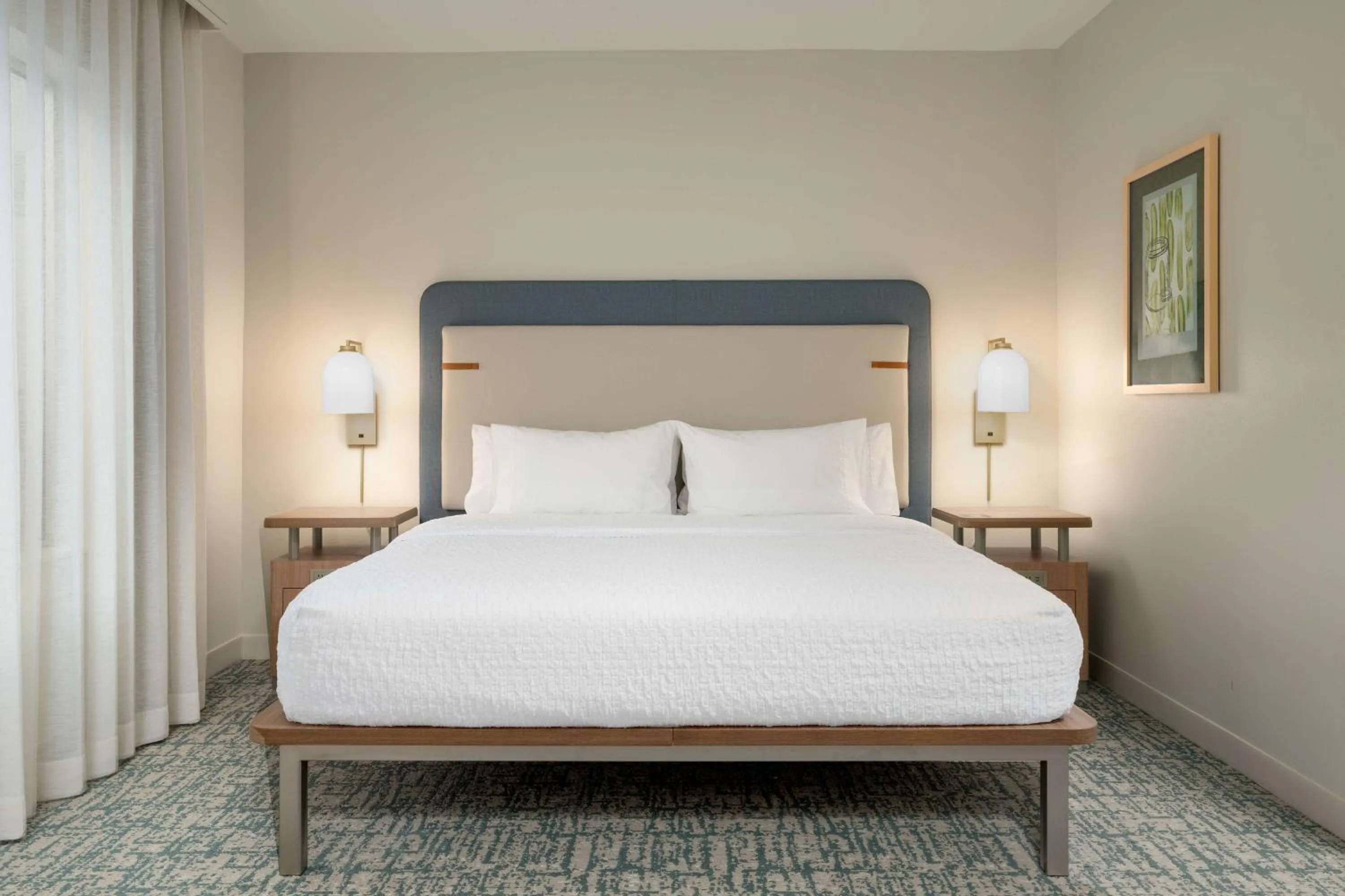 Bed in Homewood Suites By Hilton Goldsboro