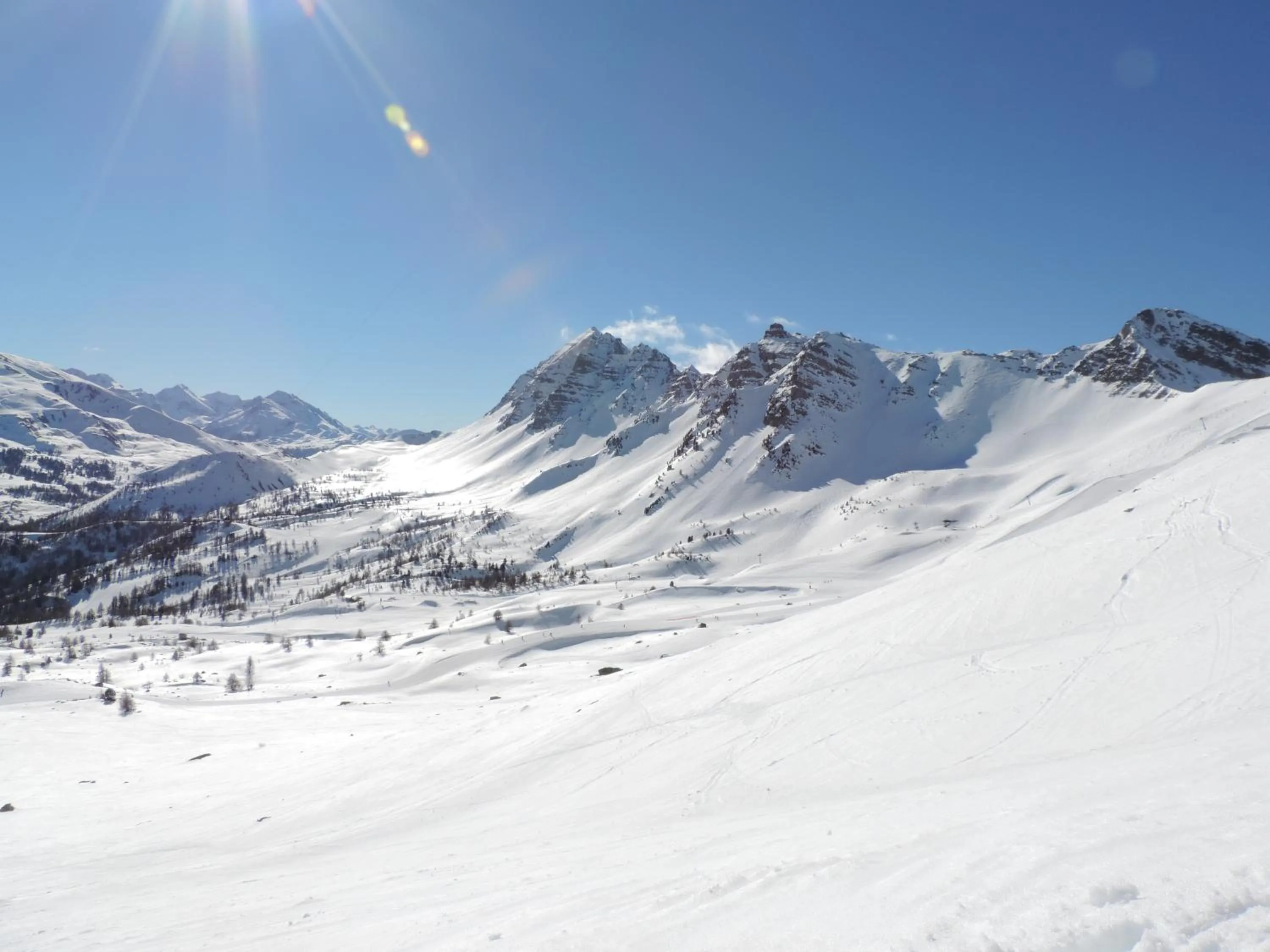 Skiing in Hôtel Le Lievre Blanc