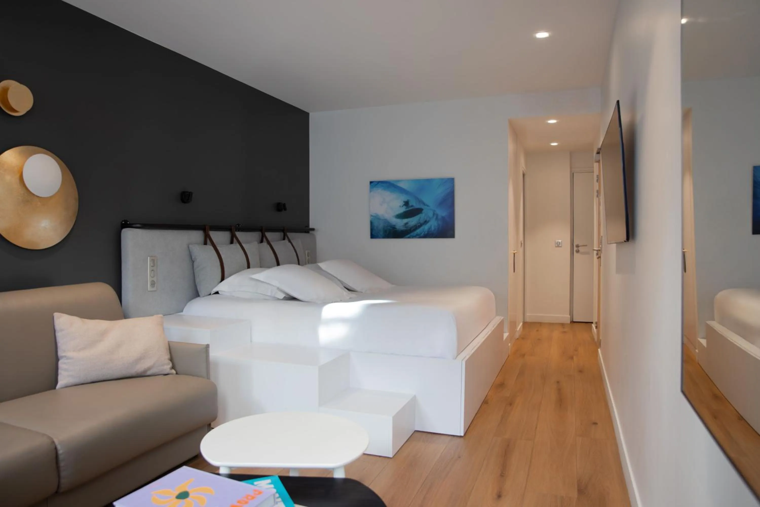 Bed in Hotel Leev Victoire & Spa