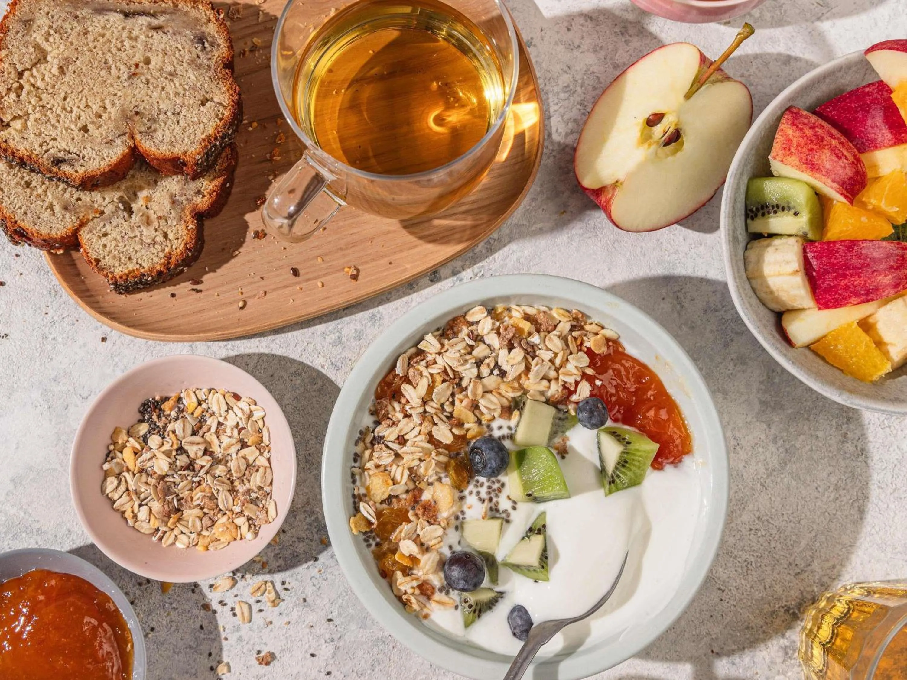 Breakfast in ibis London Heathrow Airport